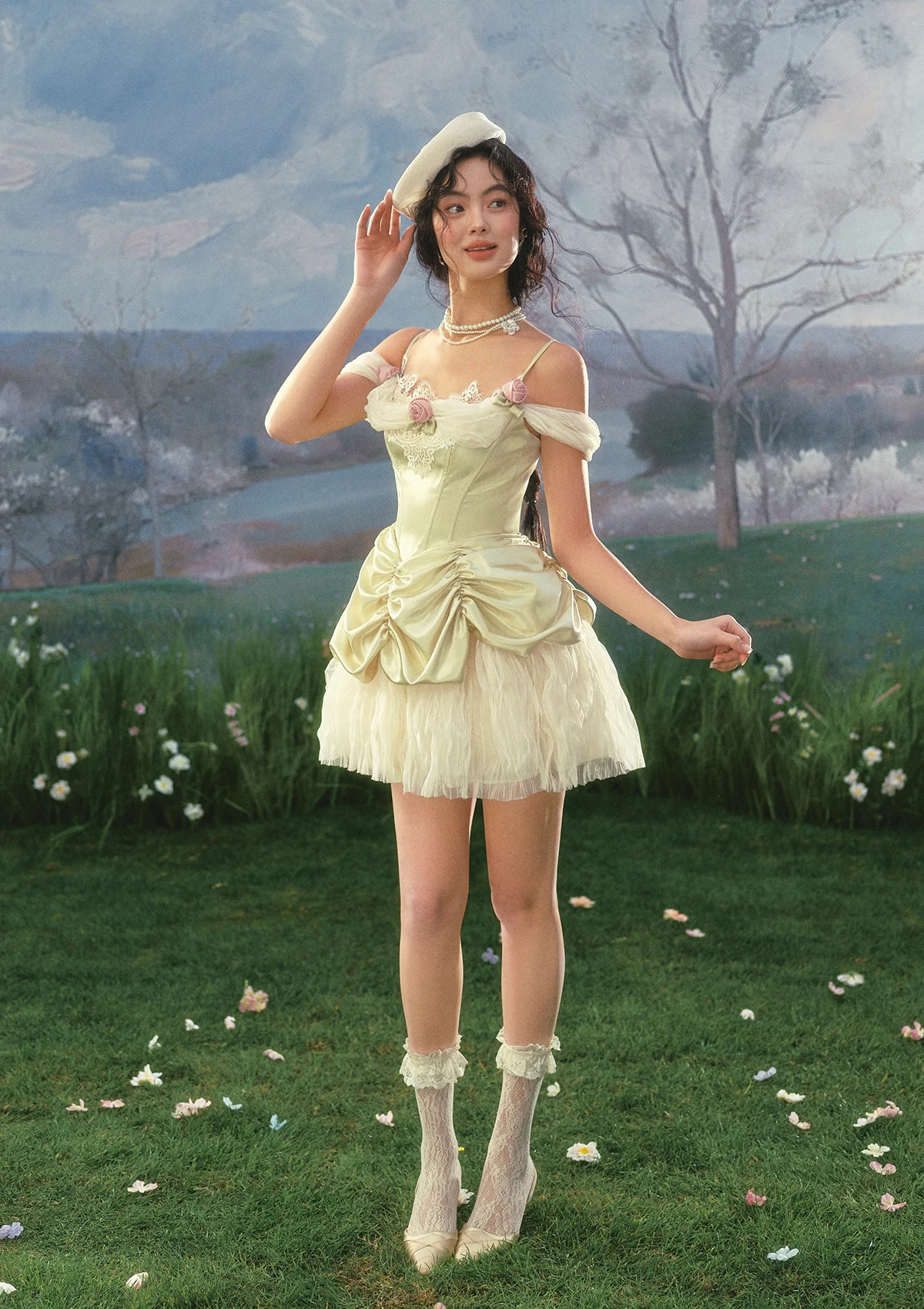 Antique Cake Corset Dress - Image 8