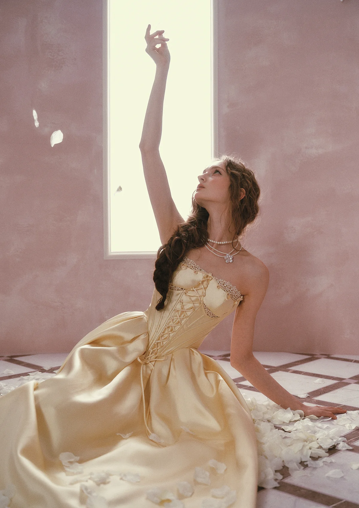 Belle's Gilded Corset Dress - Image 6