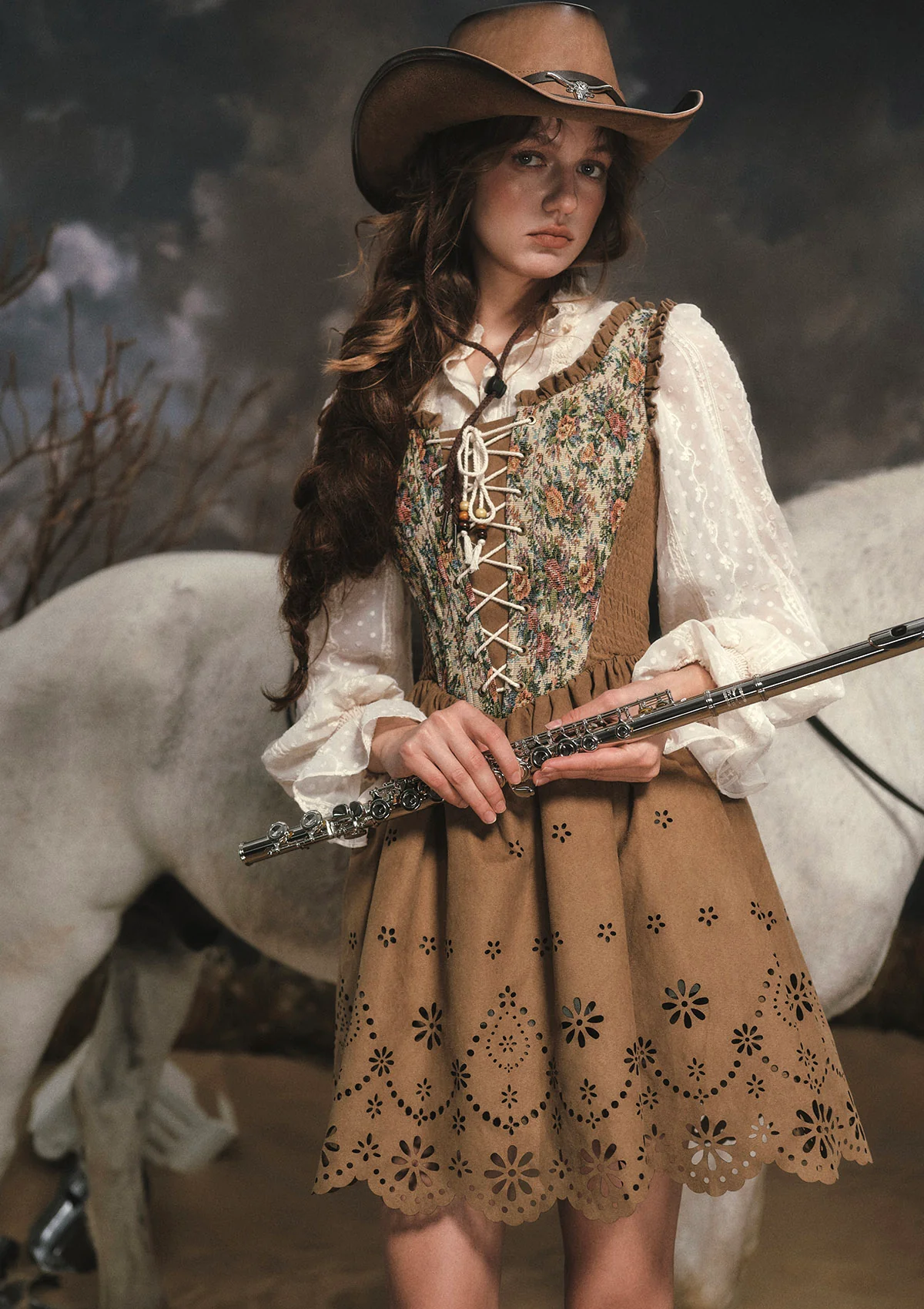 Classical Jialilve Suede Dress - Image 5