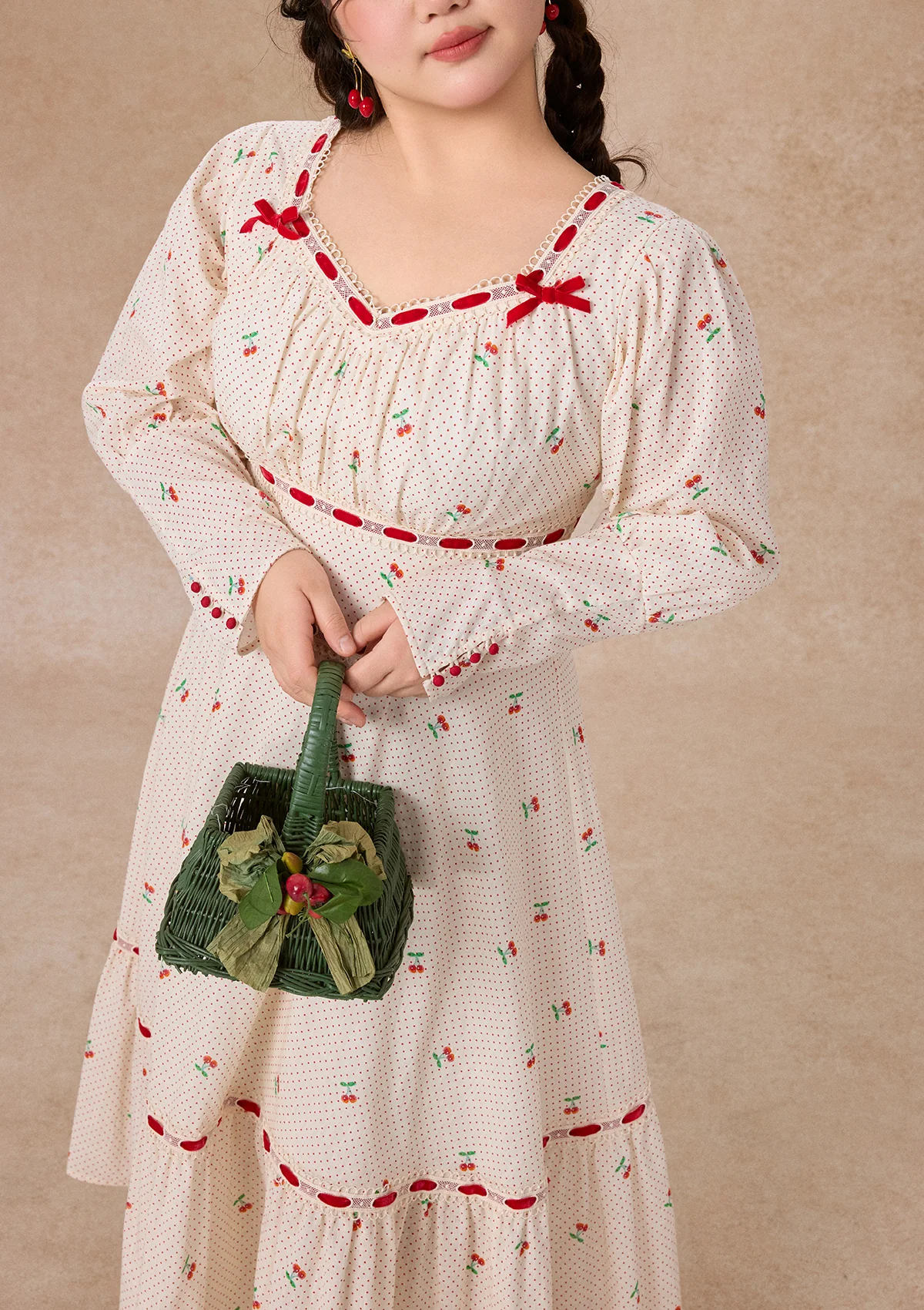 Curve & Plus Cherry Bite Dress - Image 4