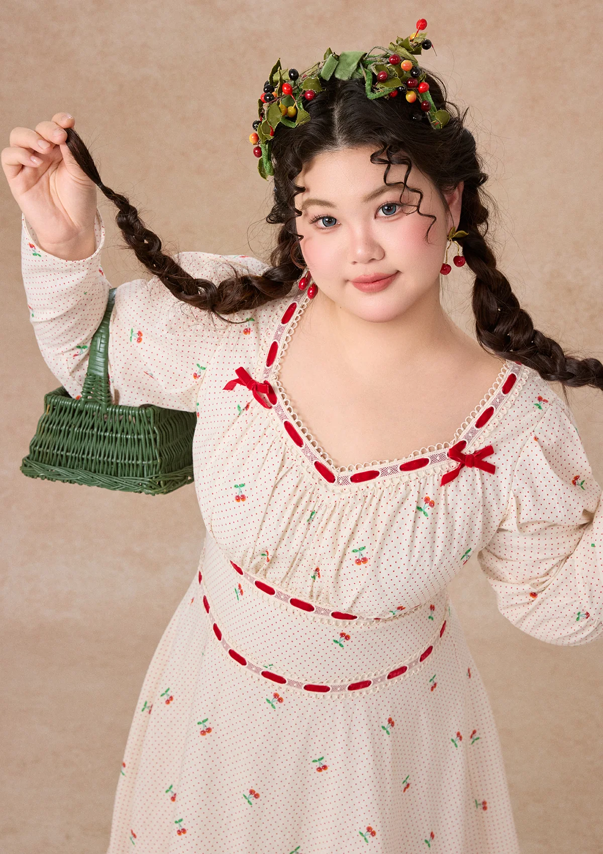 Curve & Plus Cherry Bite Dress - Image 5
