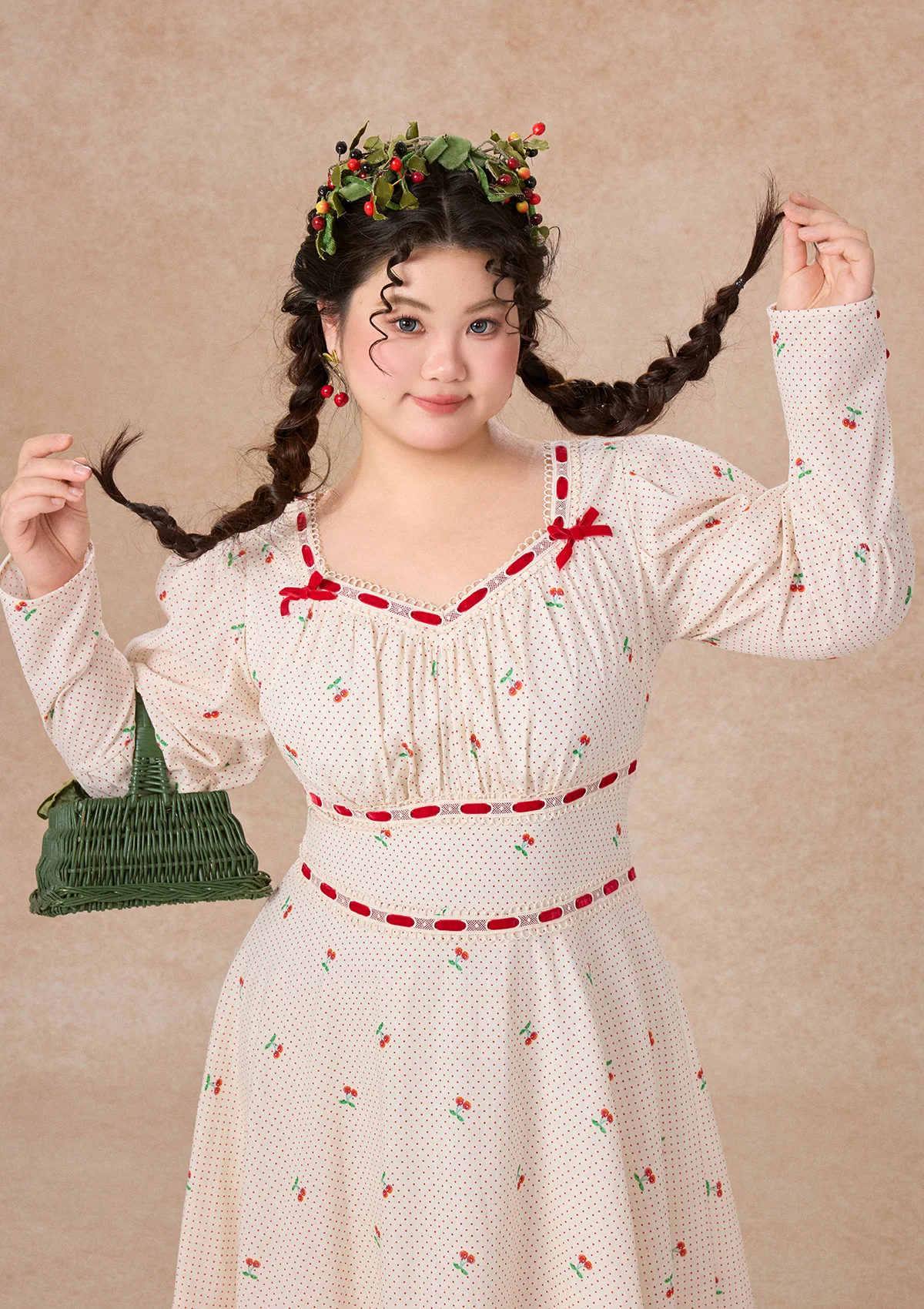 Curve & Plus Cherry Bite Dress - Image 6