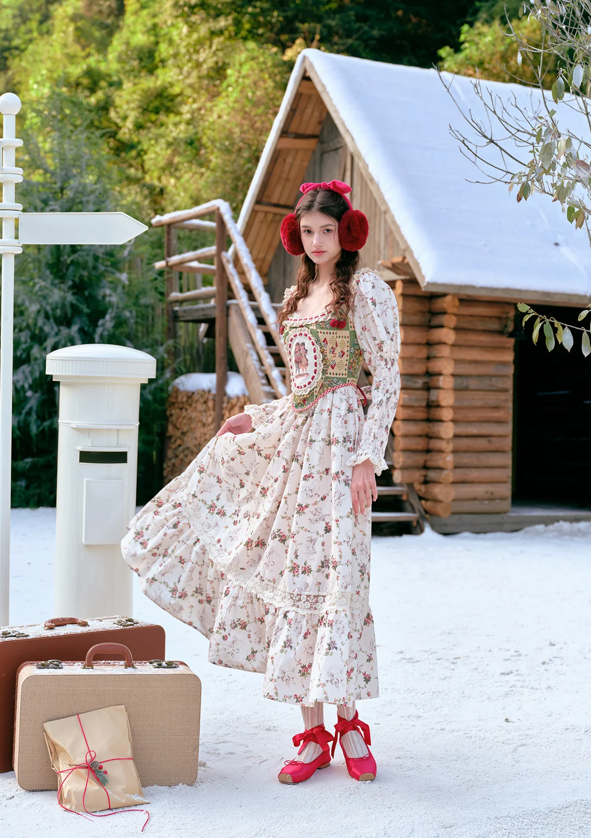 Curve & Plus Jingle Bells Corset - Image 4