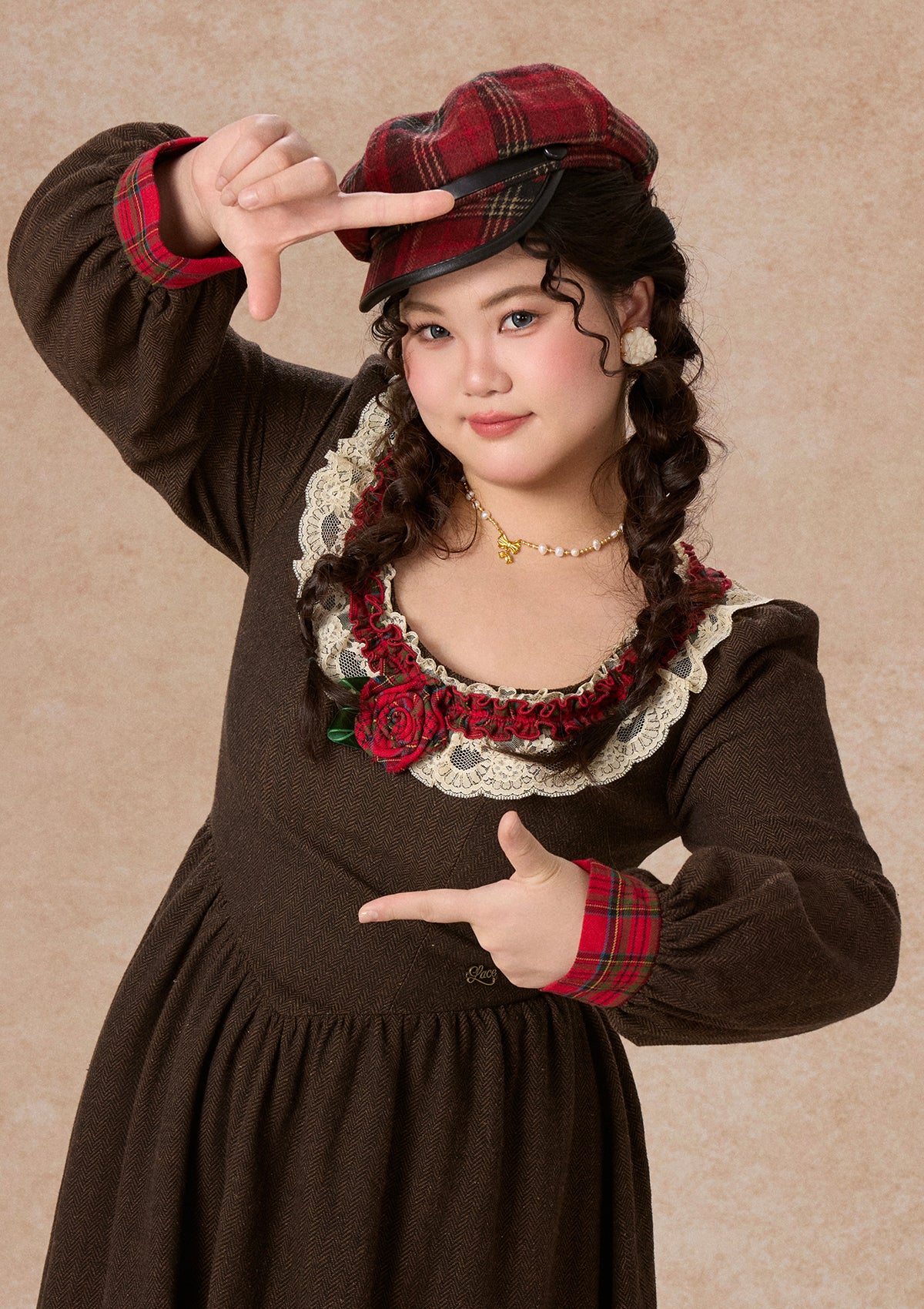 Curve&Plus Rose Madeleine Dress - Image 7