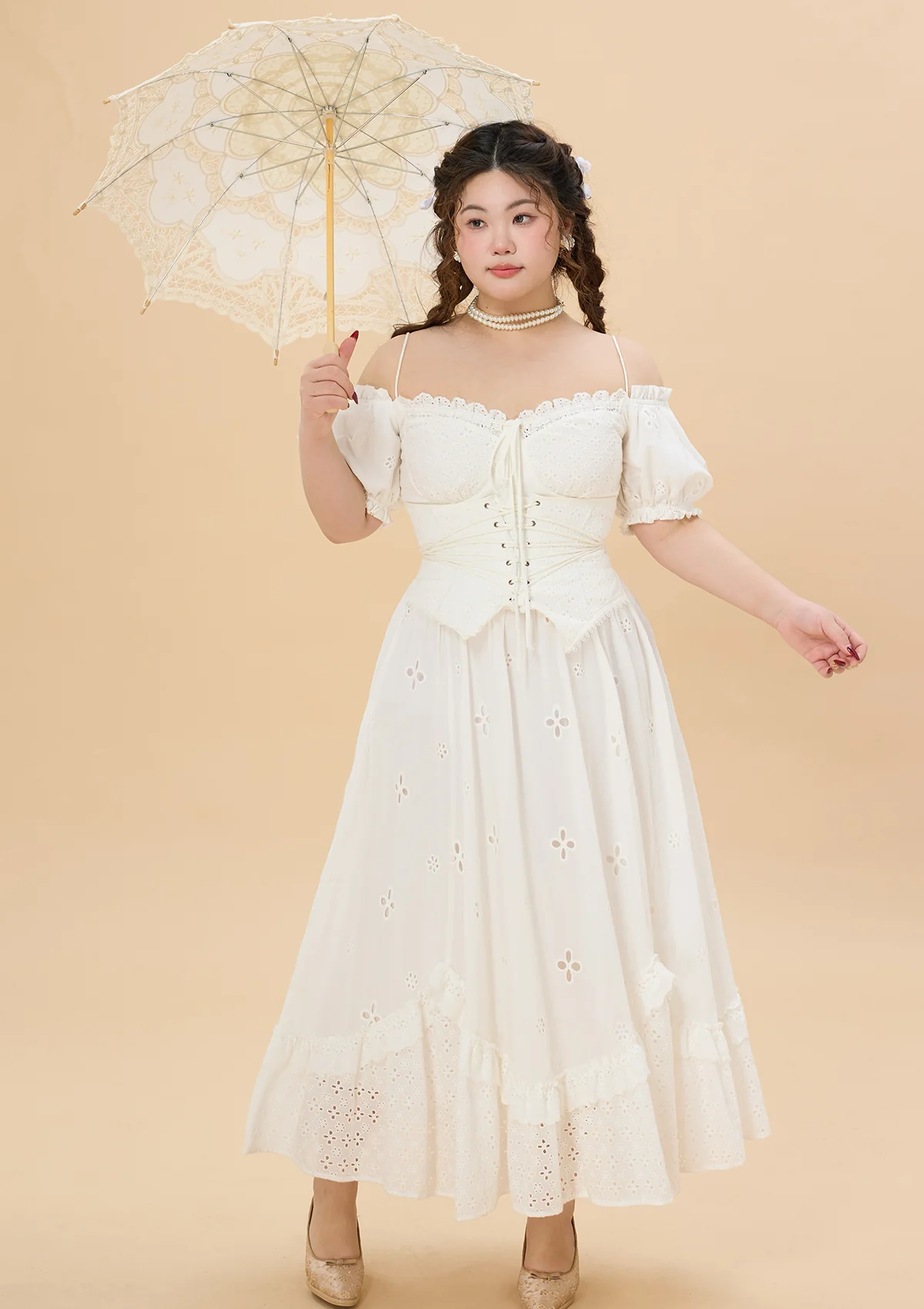 Curve & Plus "I Flipped" Corset Dress - Image 6