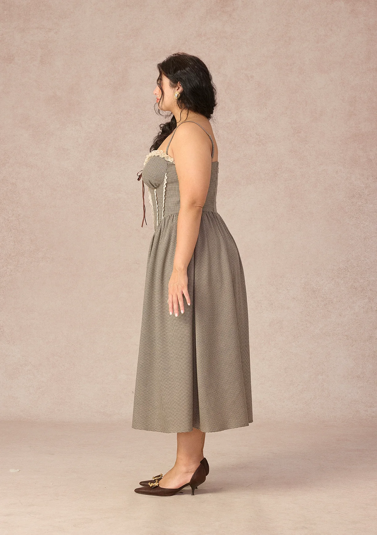 Curve&Plus Bear Date Dress(Long) - Image 4