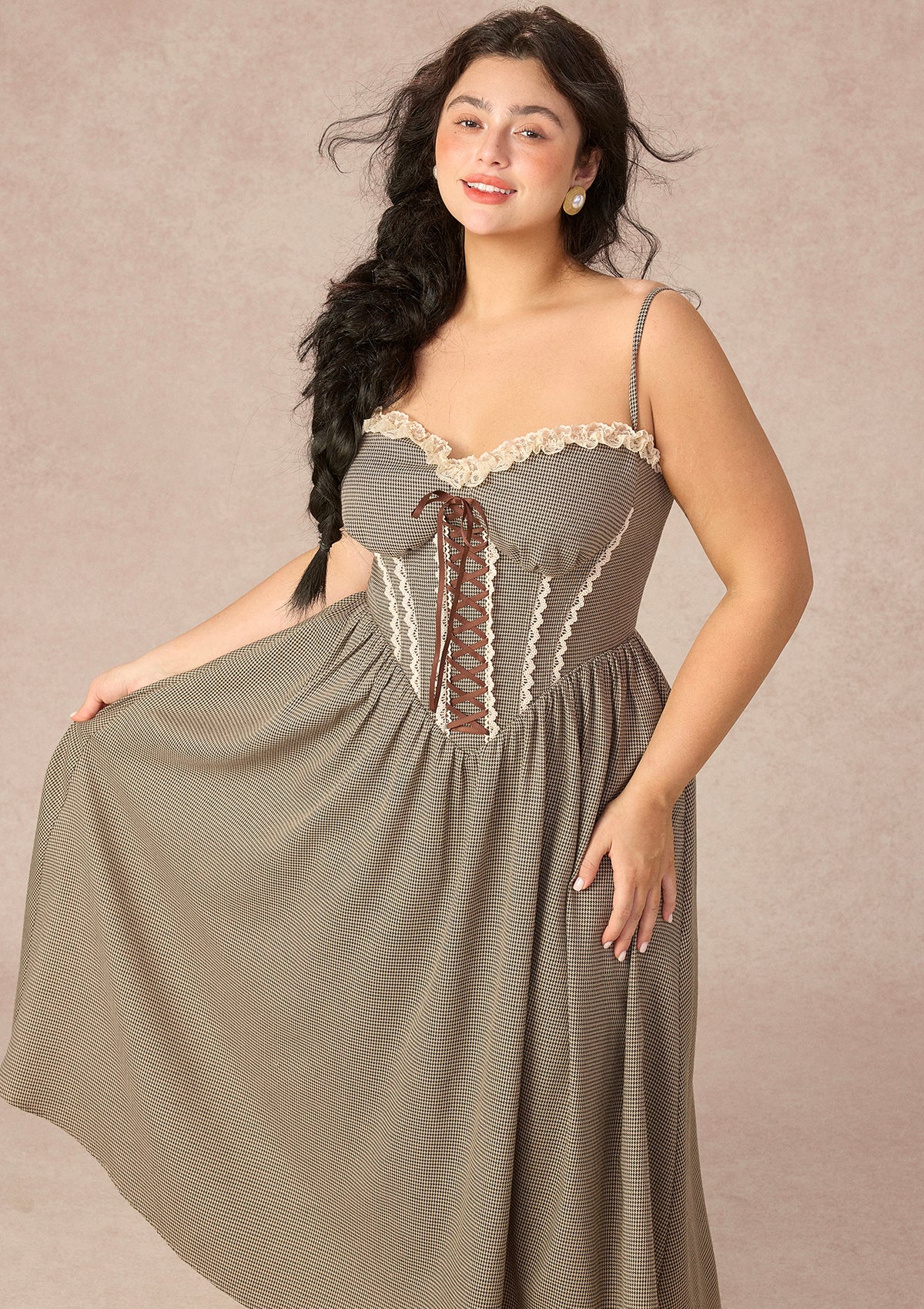 Curve&Plus Bear Date Dress(Long) - Image 6