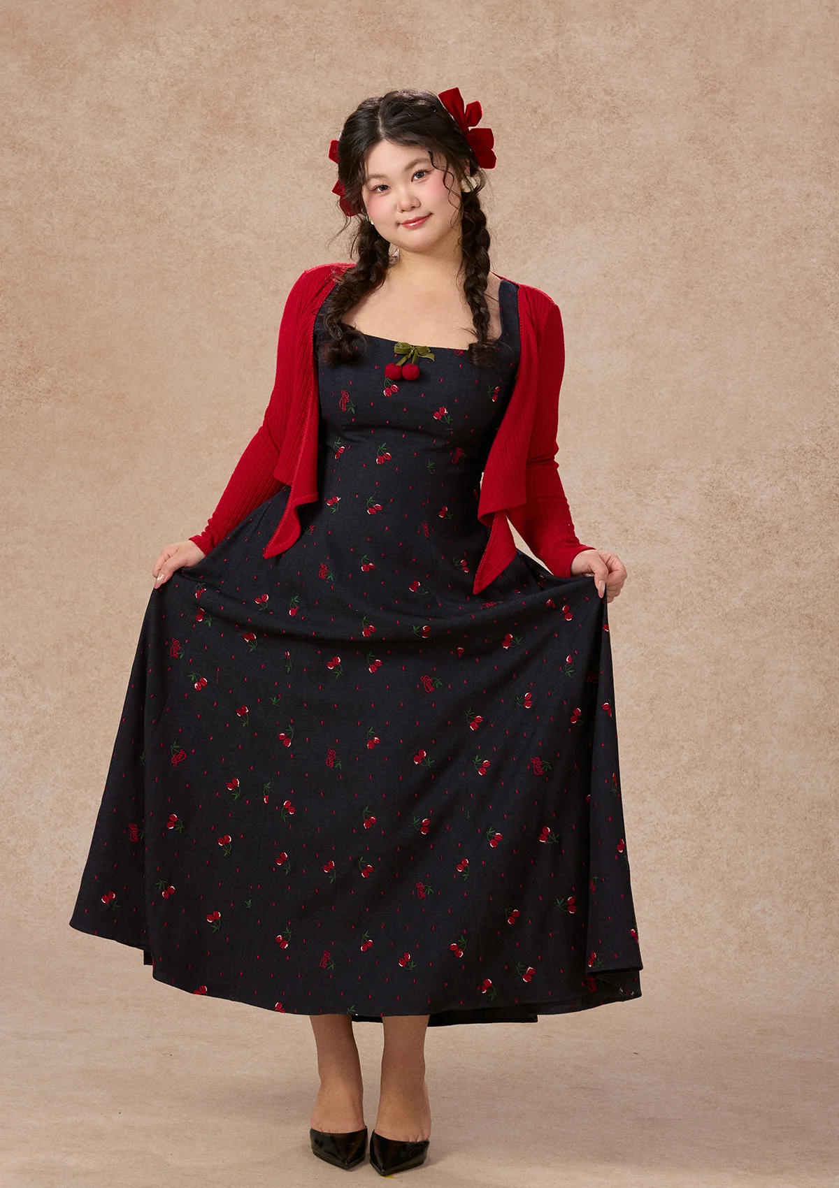 Curve&Plus Cherry Cowgirl Dress - Image 3