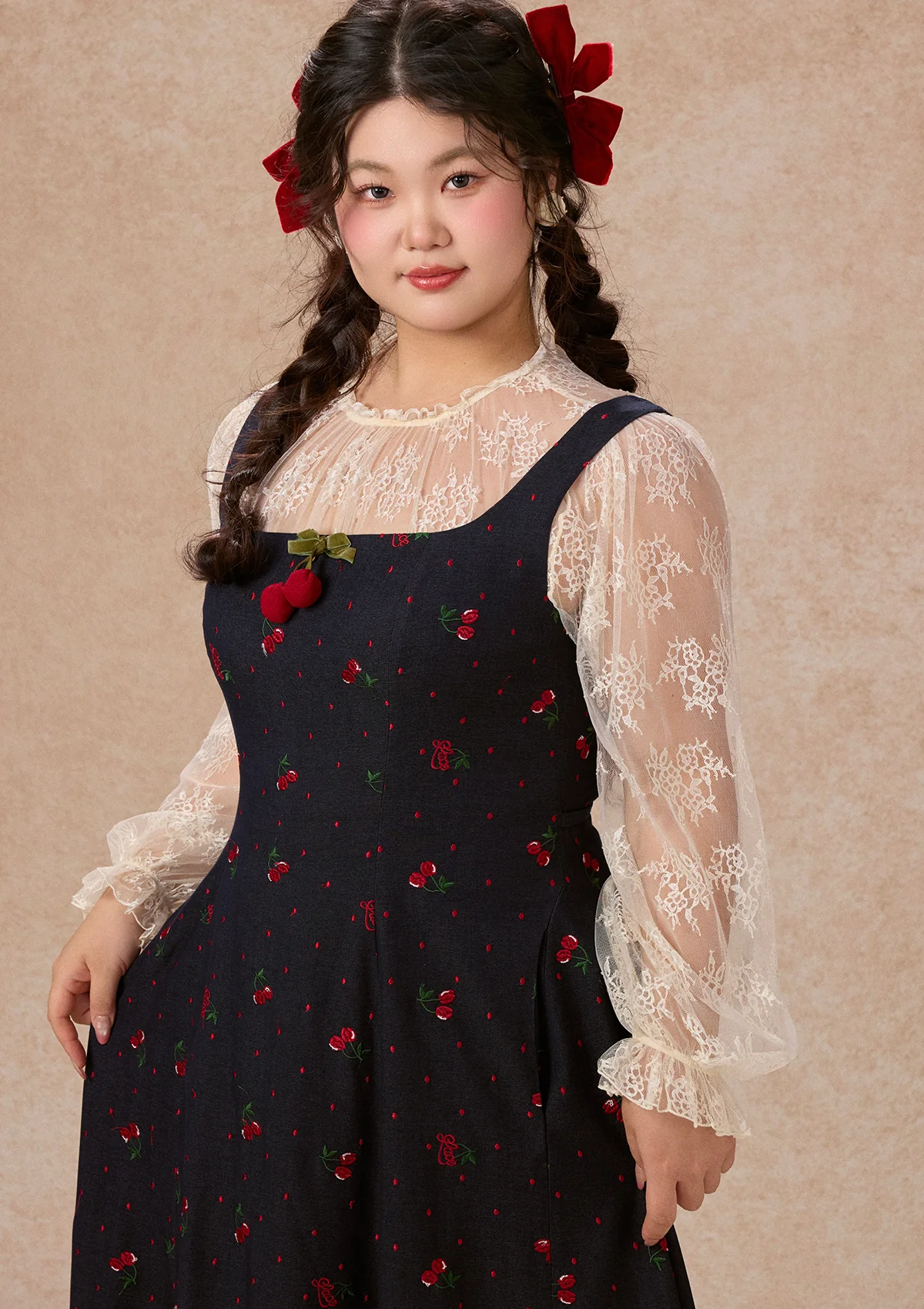 Curve&Plus Cherry Cowgirl Dress - Image 4