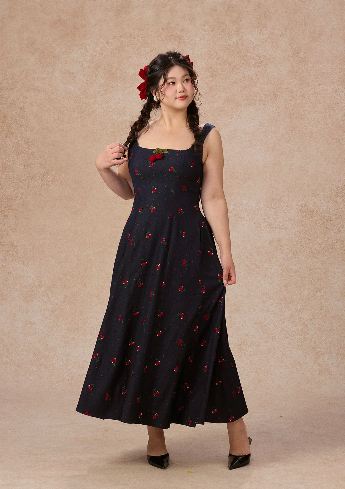 Curve&Plus Cherry Cowgirl Dress - Image 8