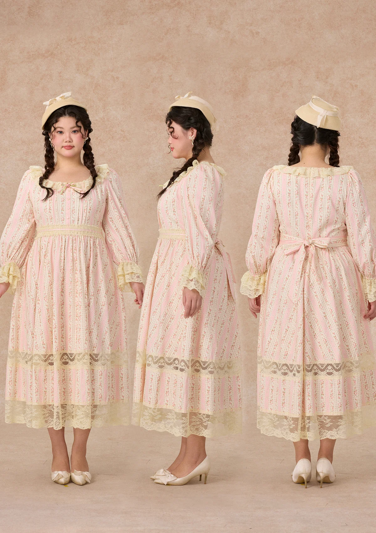 Curve&Plus Honey Flower Notes Dress - Image 6