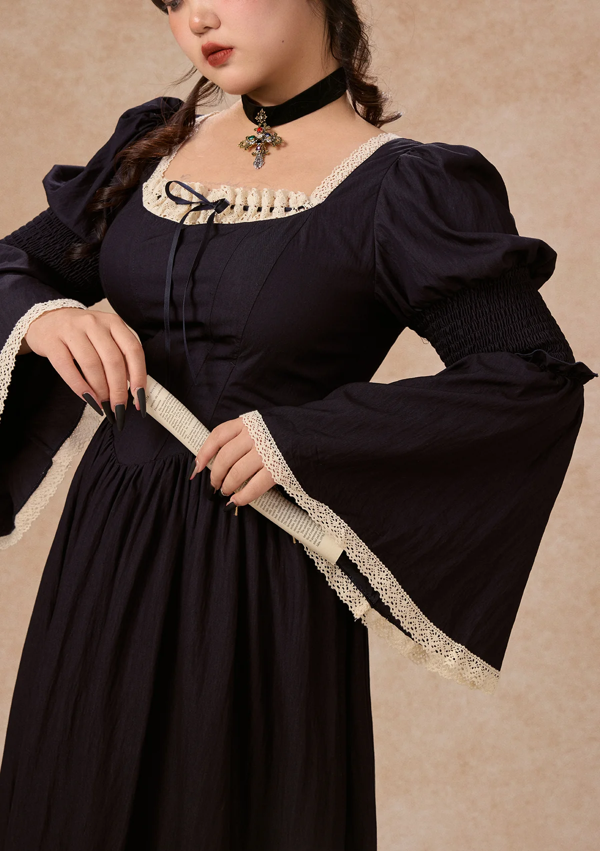 Curve&Plus Sapphire Blue Waltz Corset Dress - Image 4