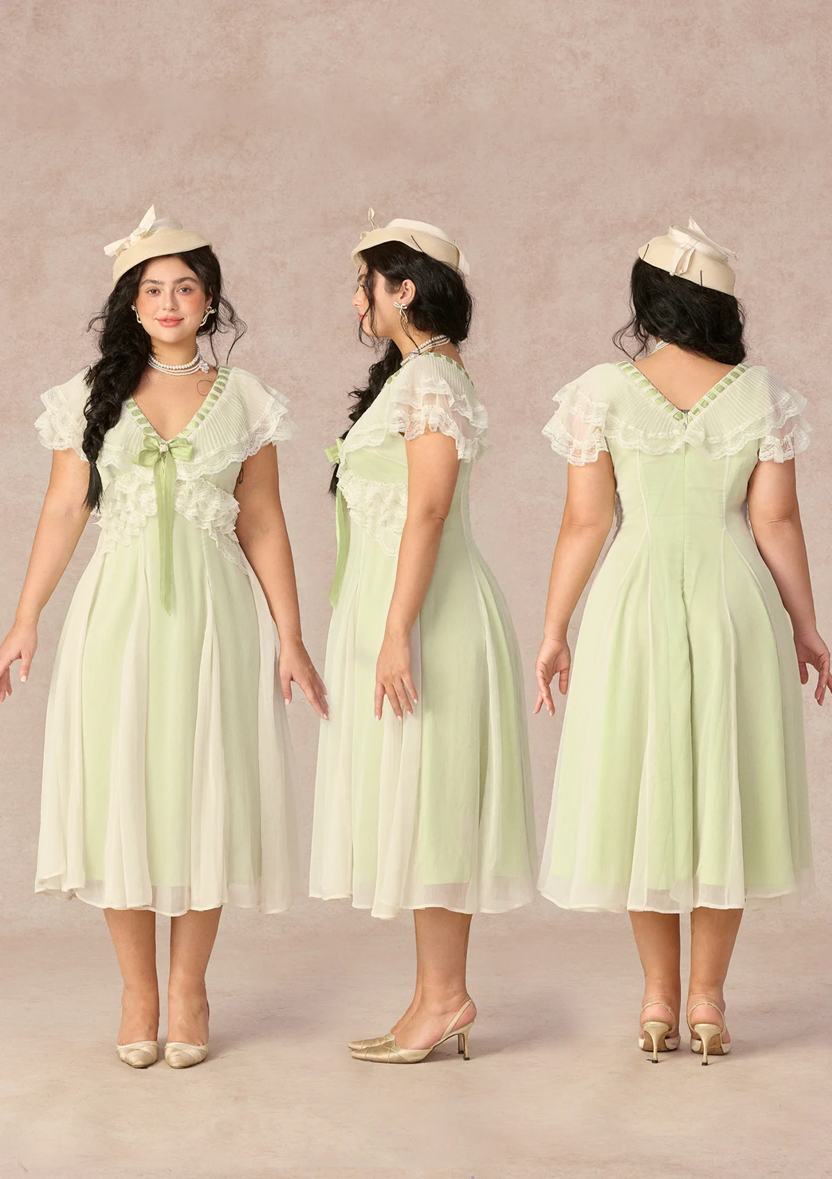 Curve&Plus Spring Outing Dress - Image 2