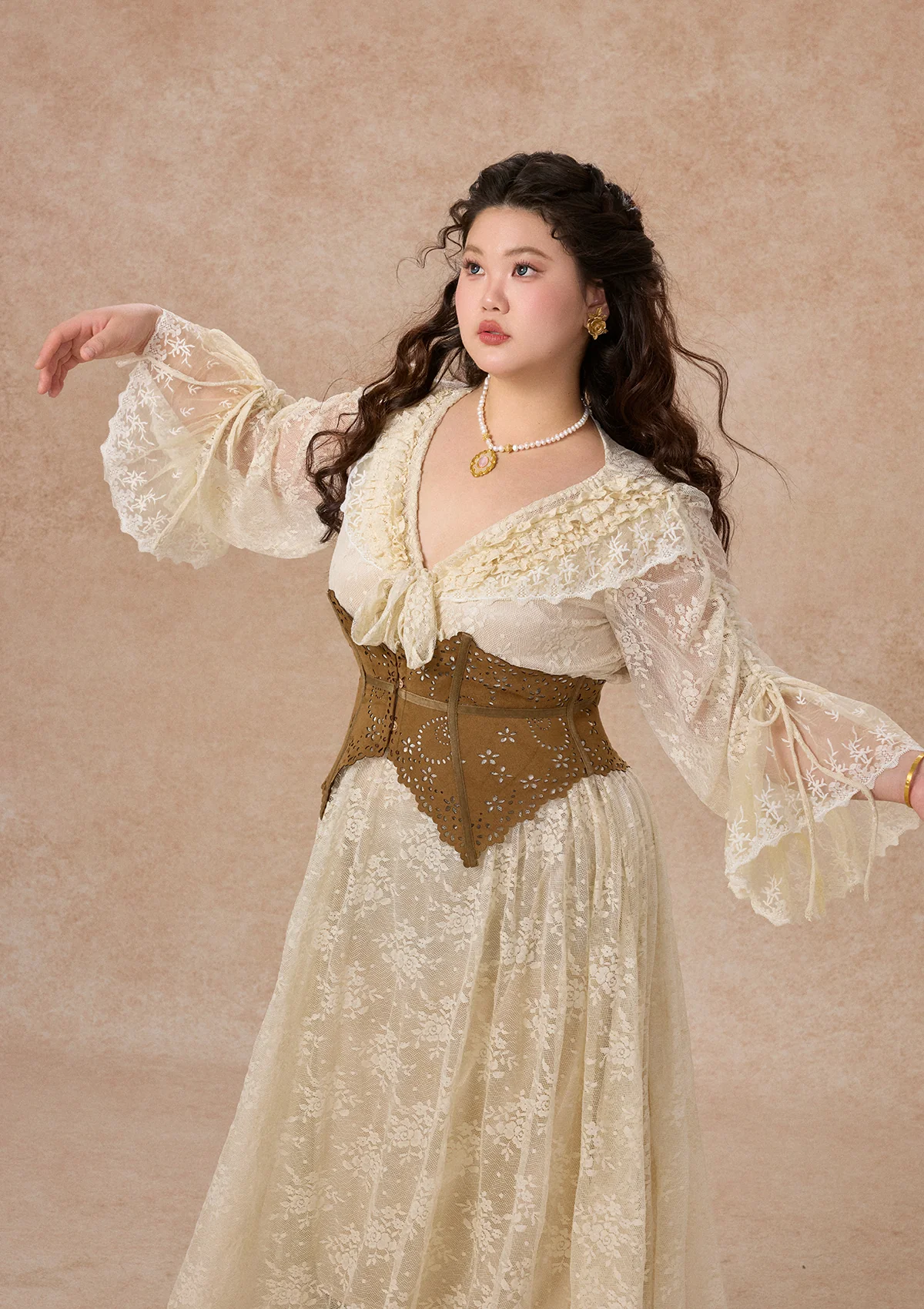 Curve&Plus Suede Corset (underbust) - Image 7