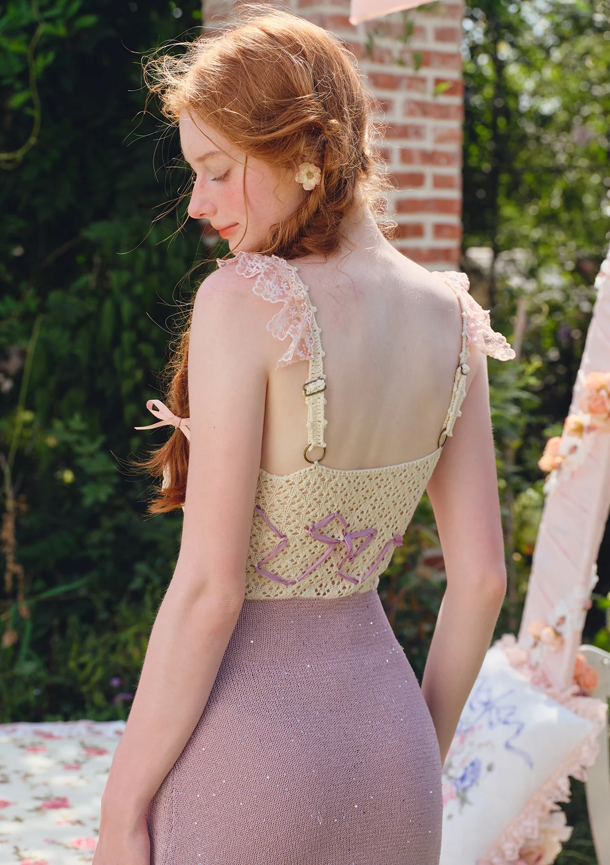 Floral Beauty Banquet Knit Dress - Image 4