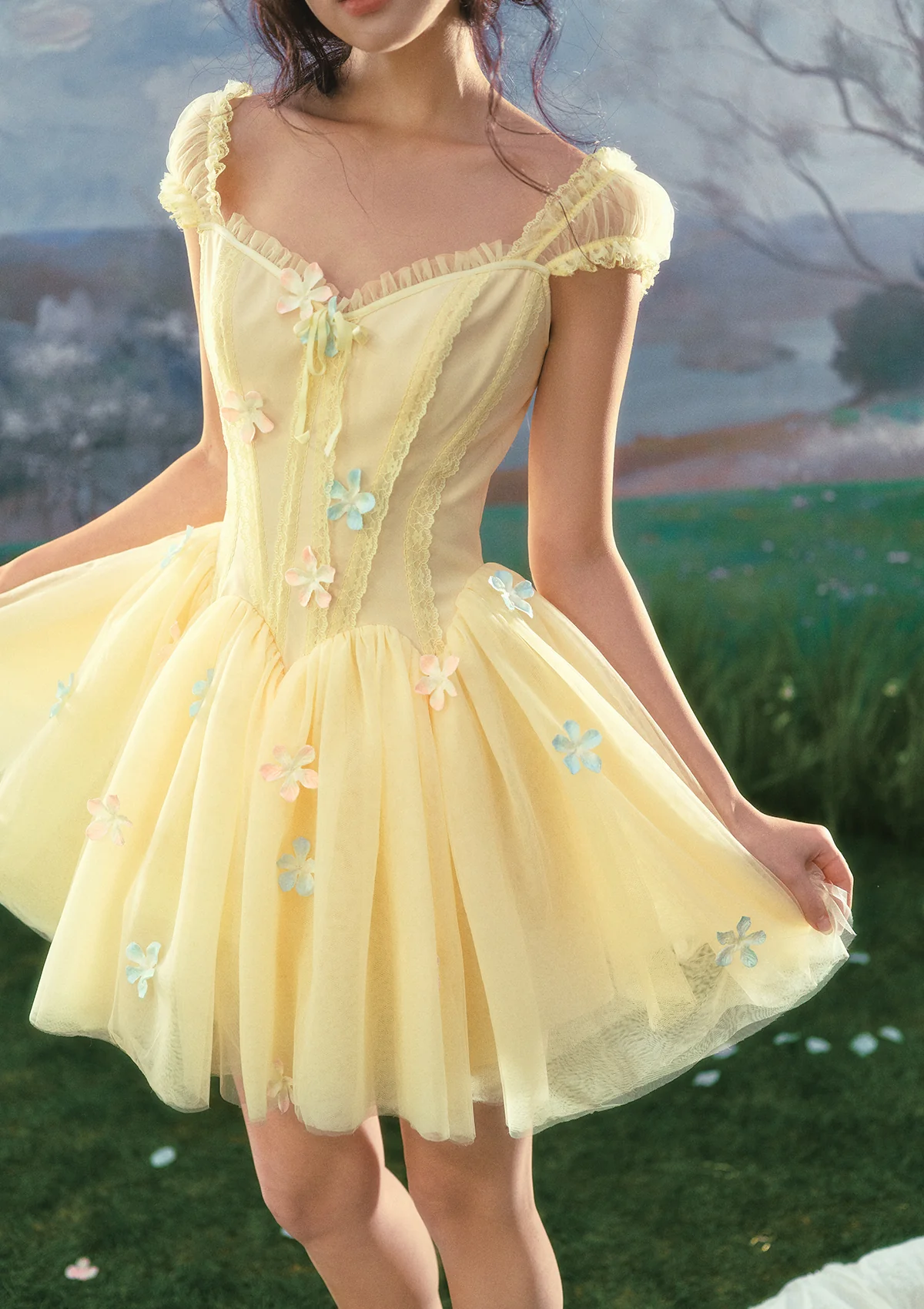 Flower Archer Corset Dress - Image 4