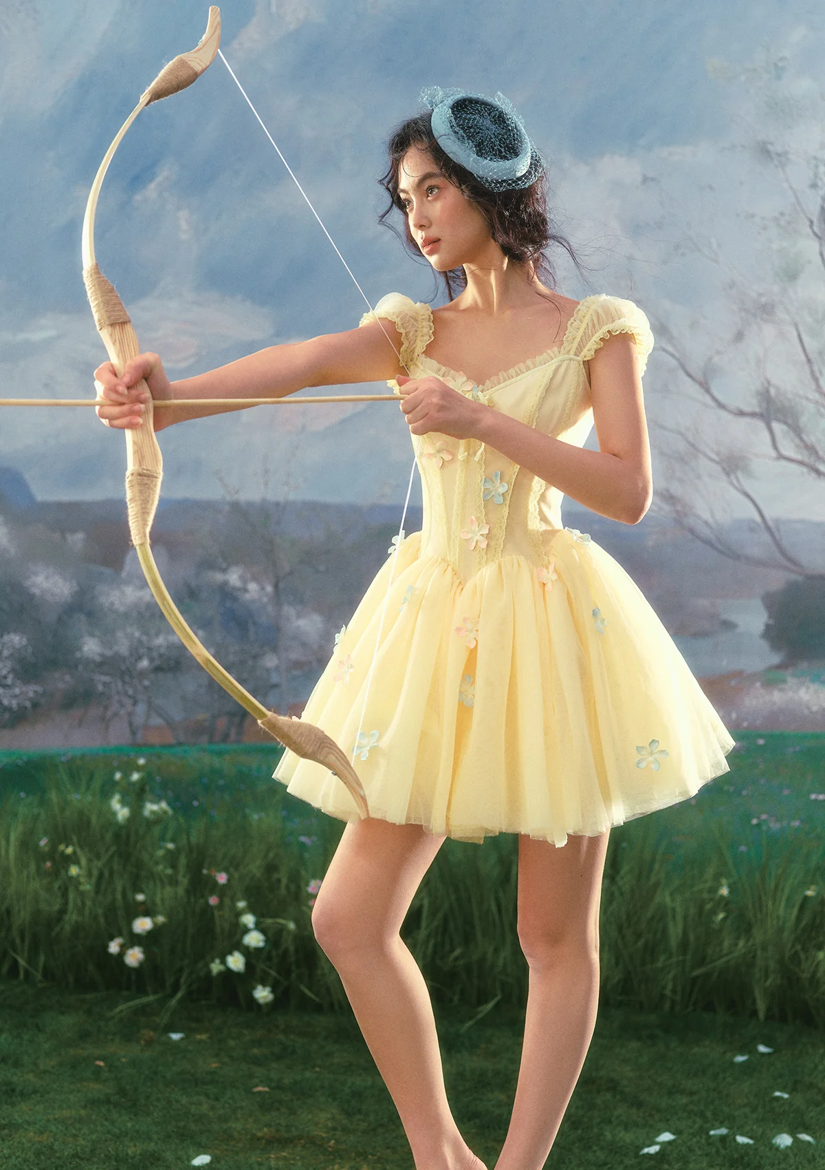 Flower Archer Corset Dress - Image 6