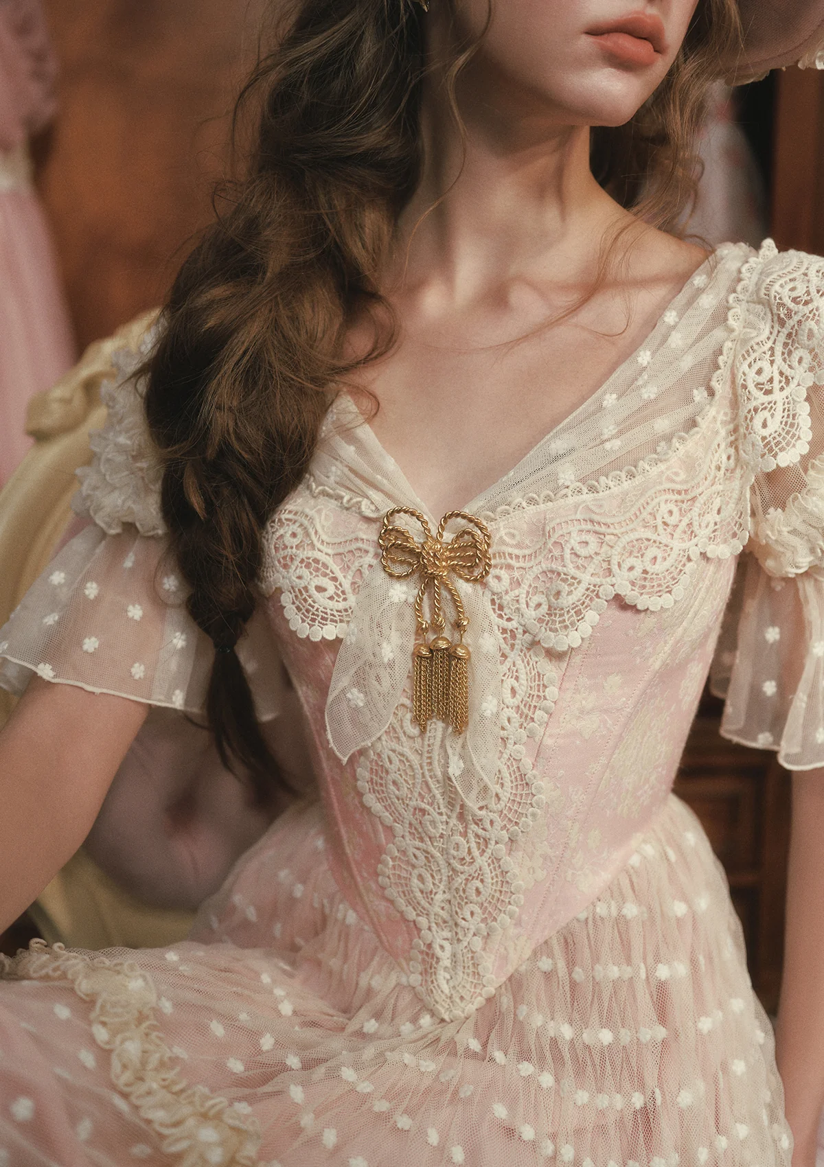 Gilded Invitation Dress(Pink) - Image 6