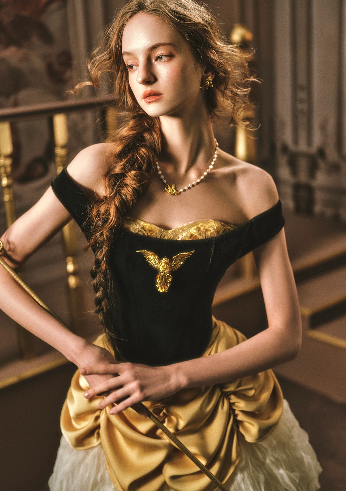 Golden Eagle Athena Brooch - Image 4