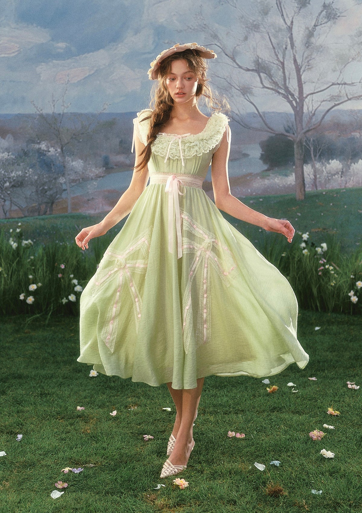 Green Kite Dress 2.0 - Image 8