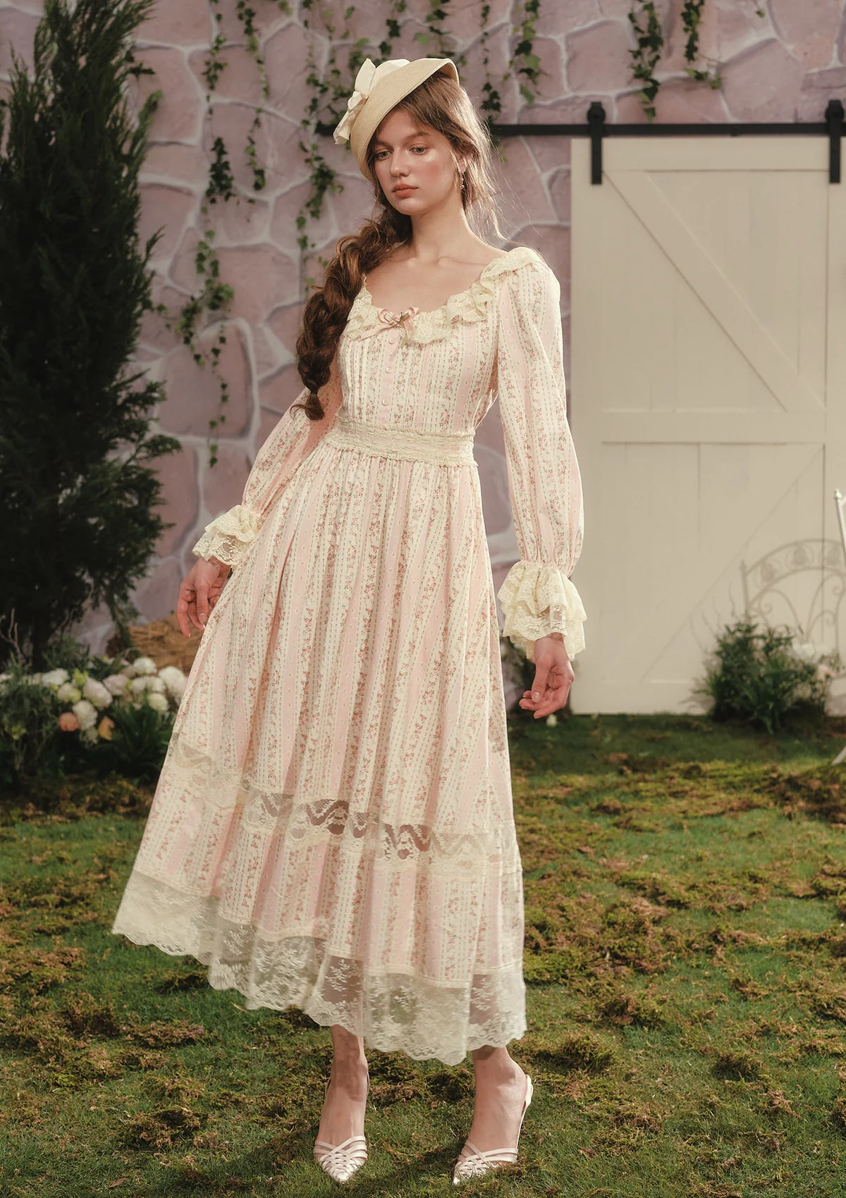 Honey Flower Notes Dress - Image 3