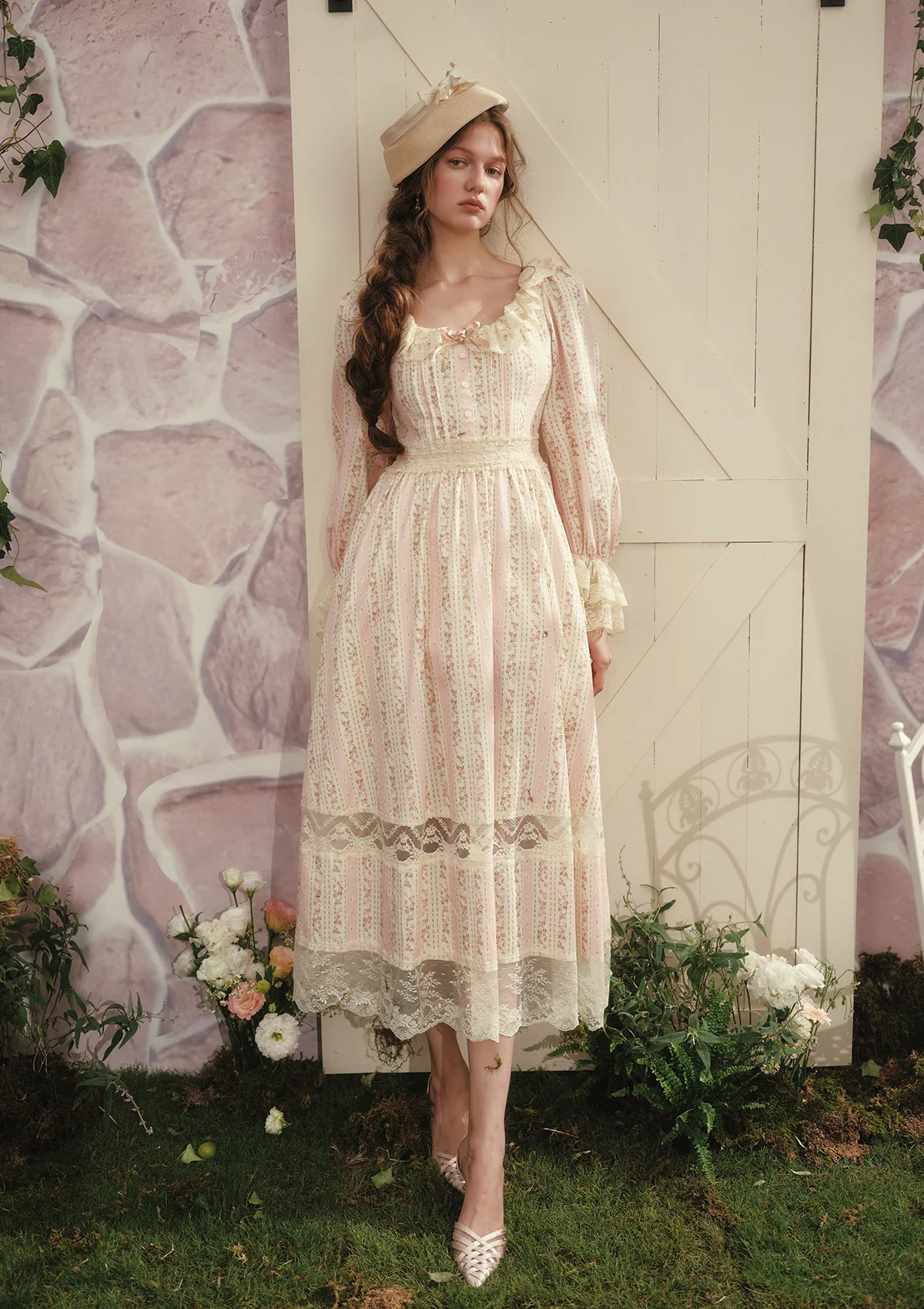 Honey Flower Notes Dress - Image 6