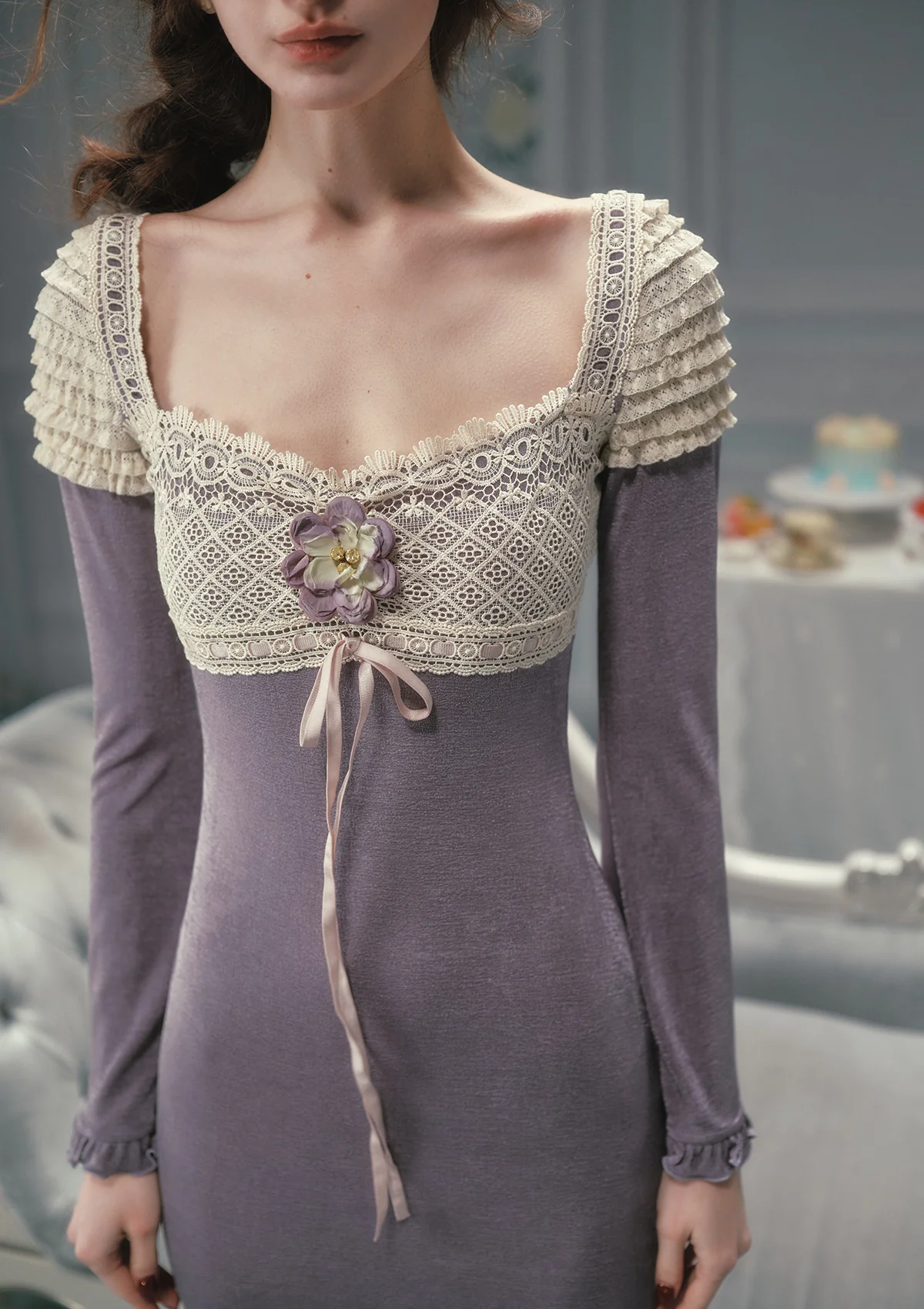Iris Dream Knit Dress - Image 5