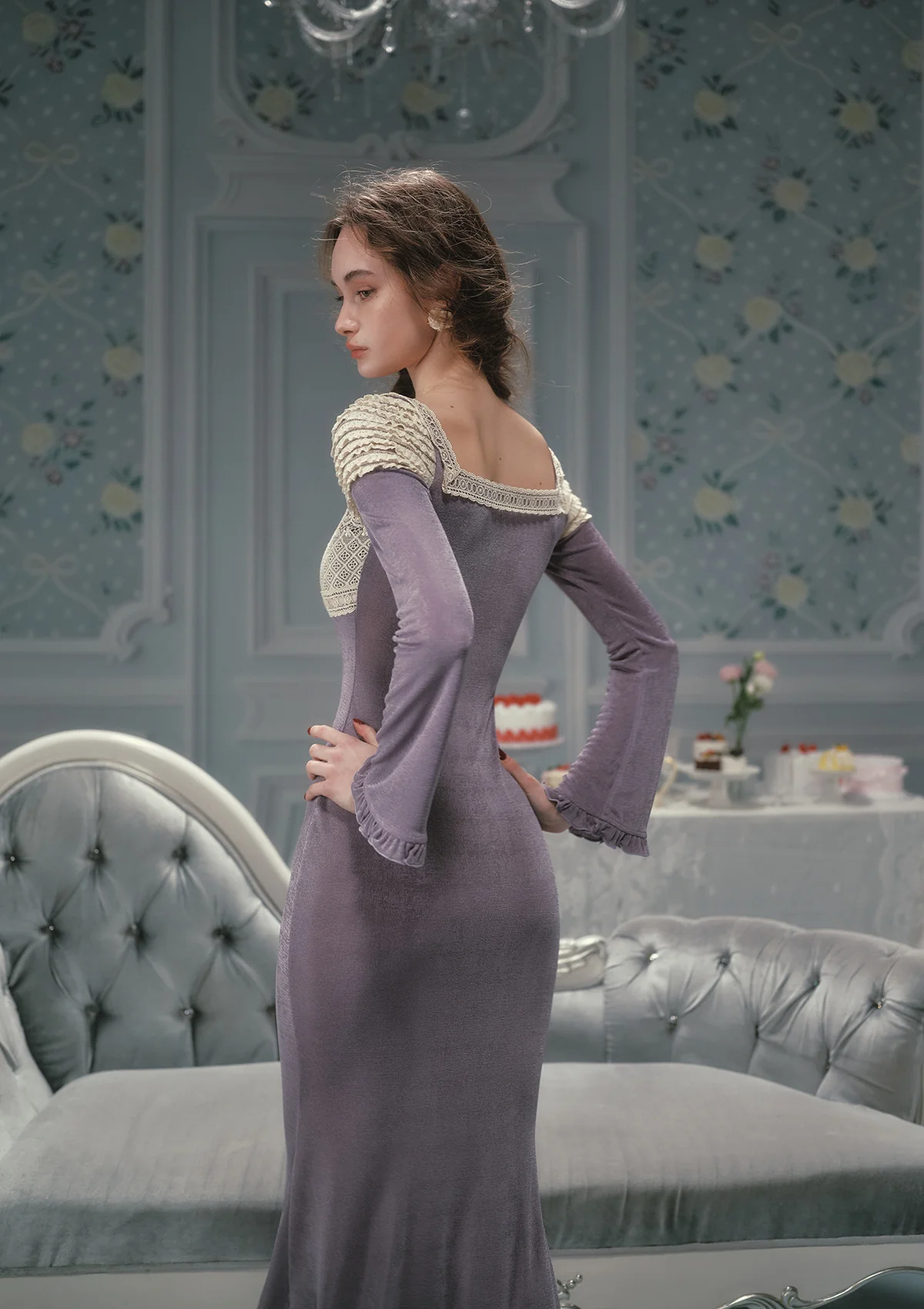 Iris Dream Knit Dress - Image 8