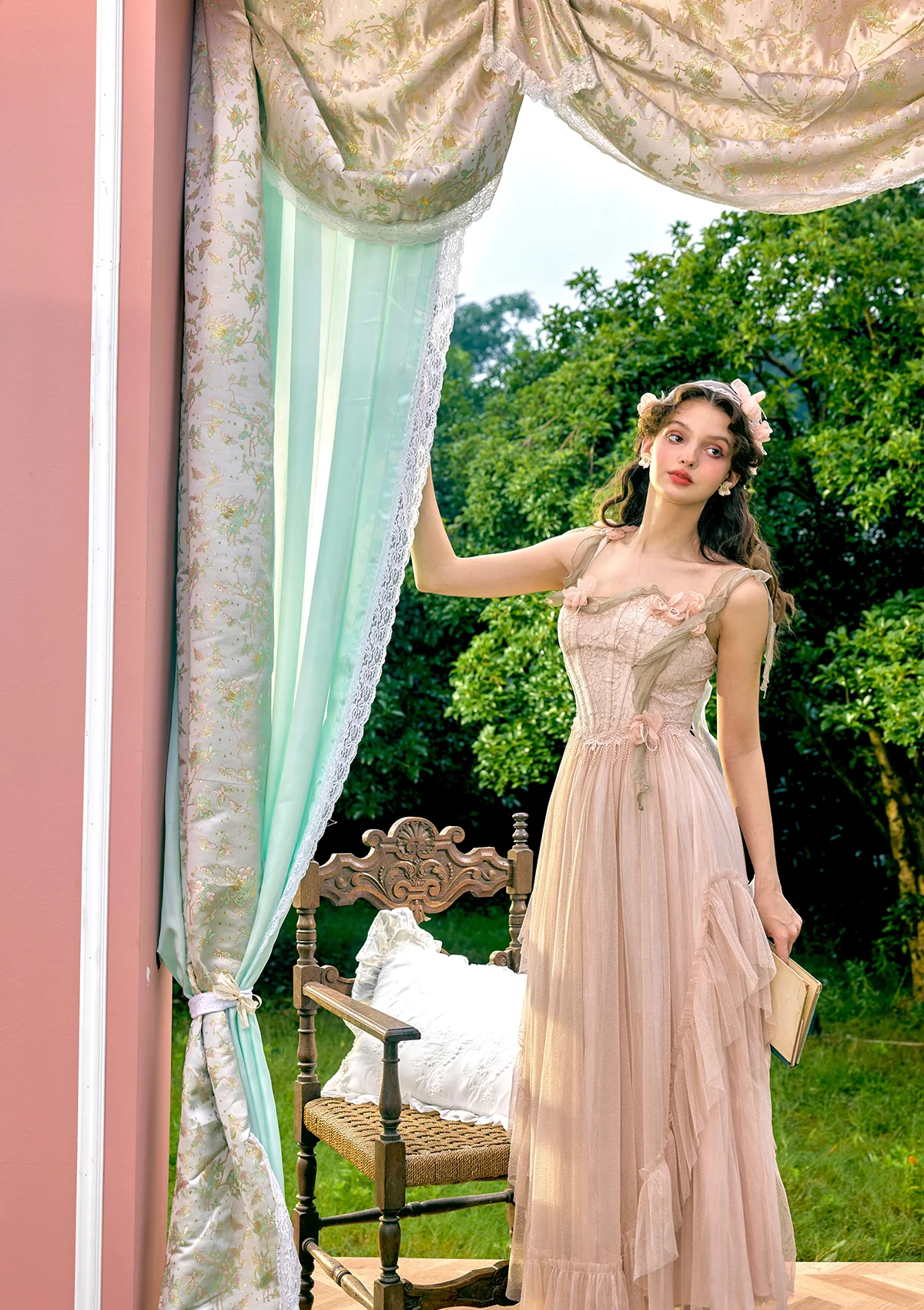 Flower Kissing Wonderland Corset Dress - Image 7