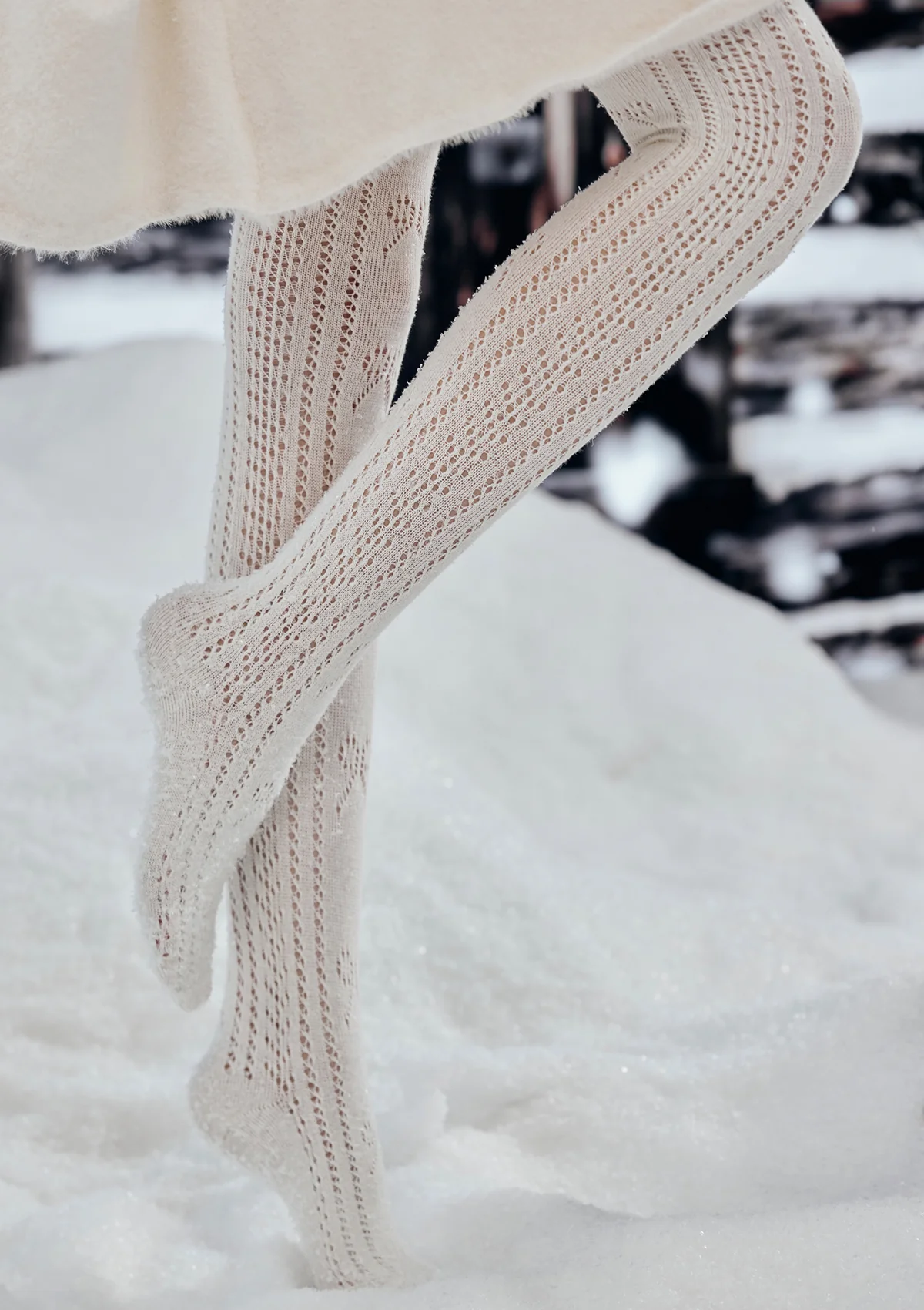 Snowflake Kintted Stockings - Image 8