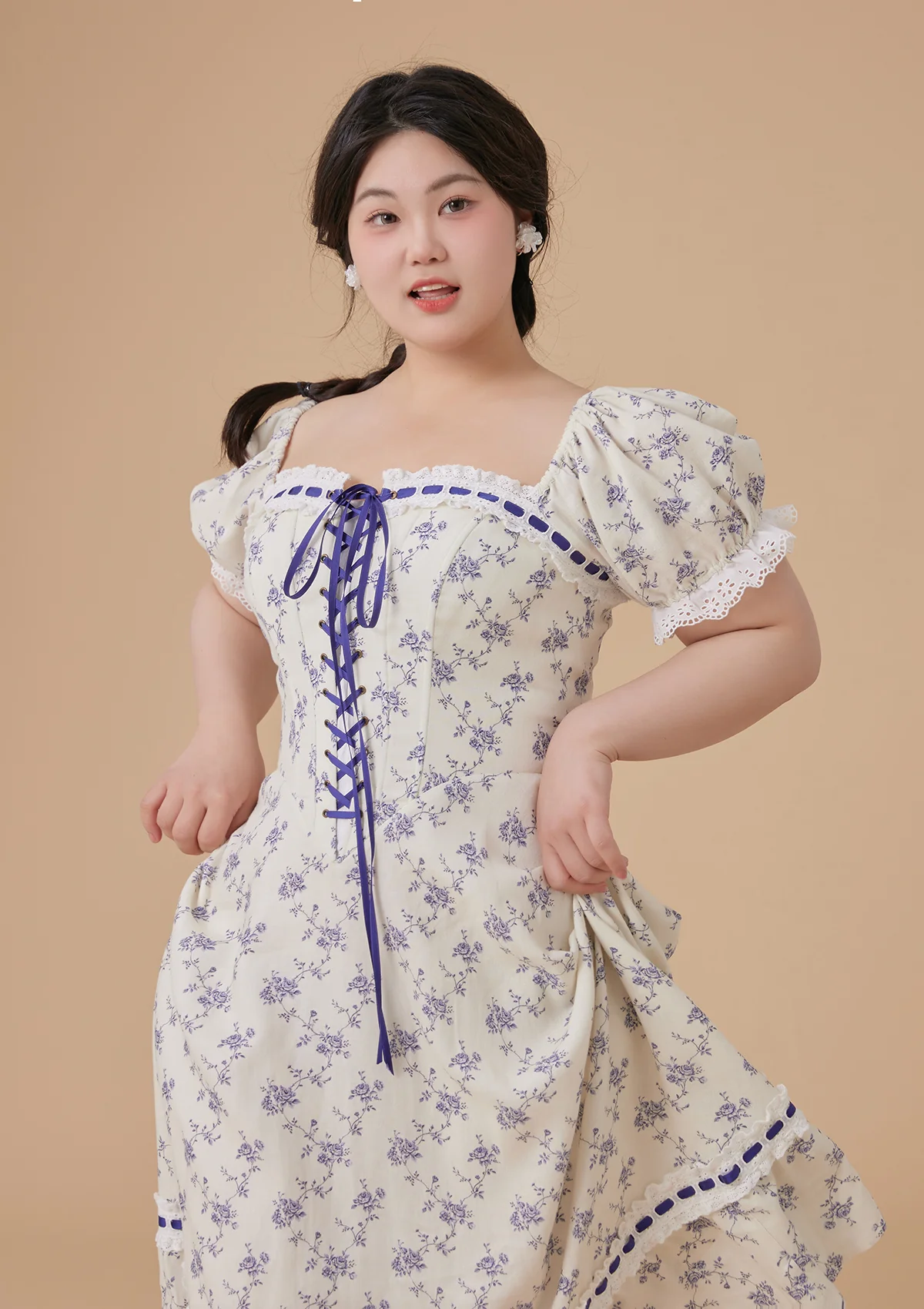 Curve & Plus Petrea Volubilis Corset Dress - Image 3