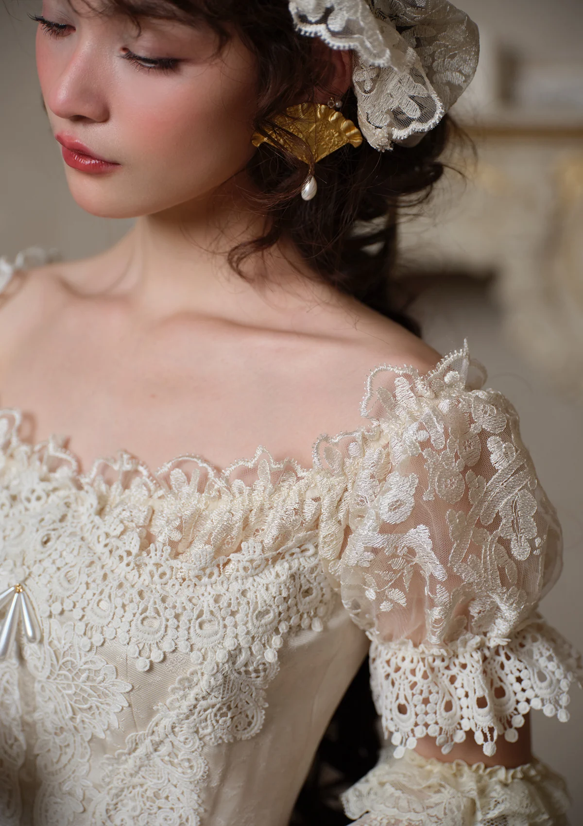 The Tear of Blossom and Candle Corset Dress - Image 4
