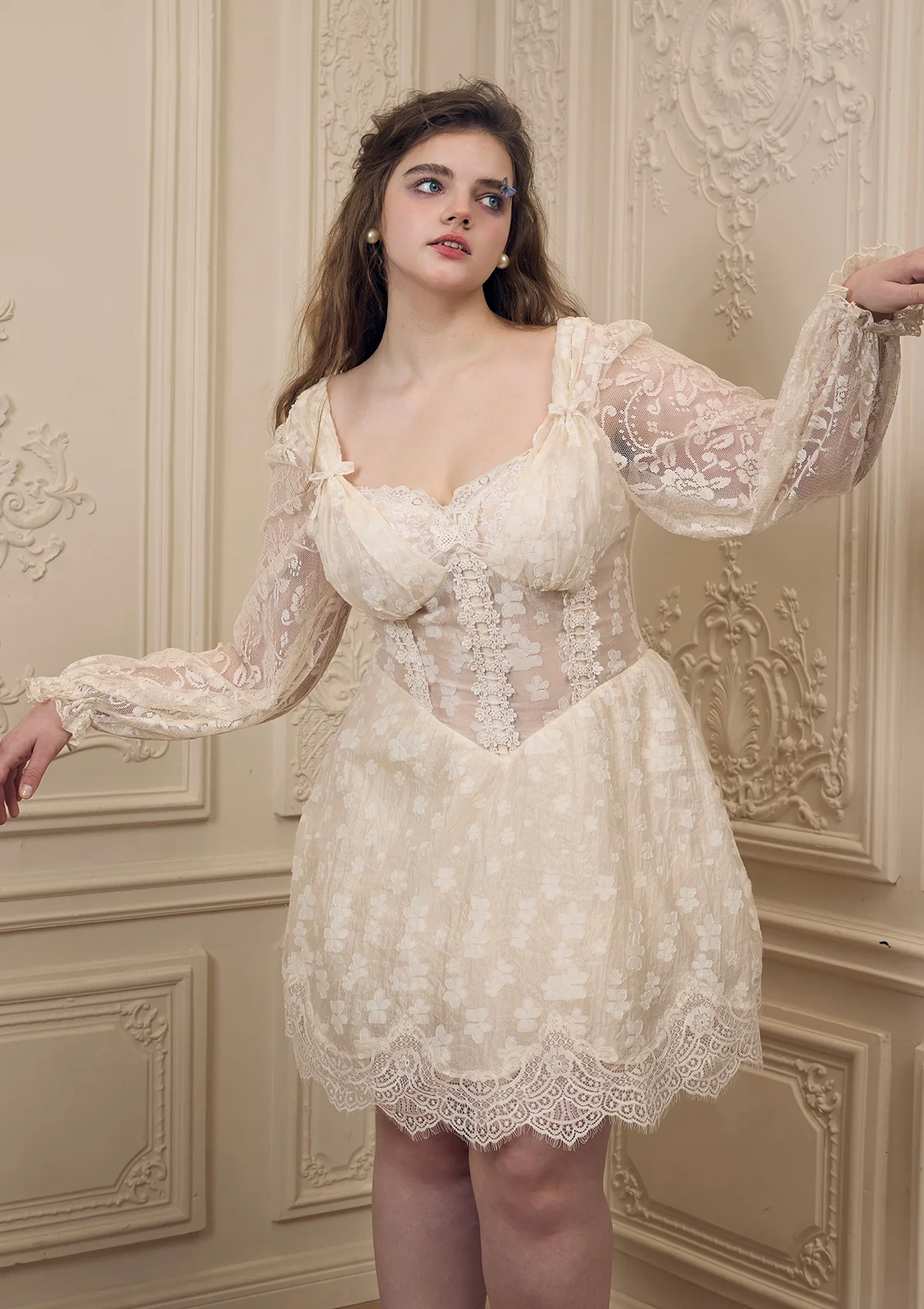 Curve & Plus Butterfly Dollhouse Corset Dress - Image 7