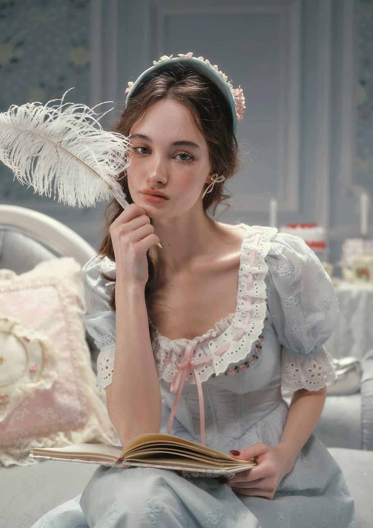 Mary's Morning Light Corset Dress - Image 8