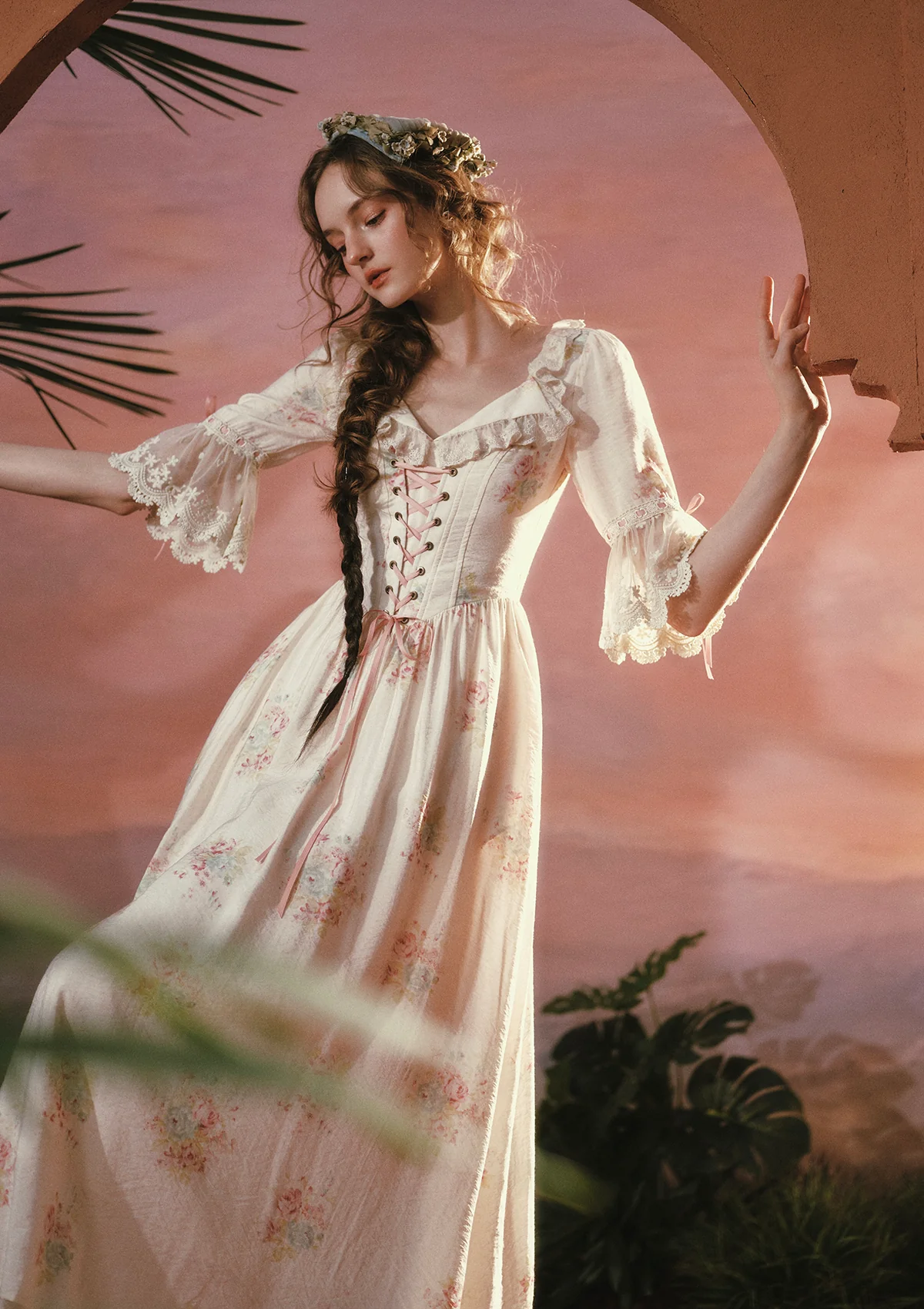 Palm Garden Dress - Image 3