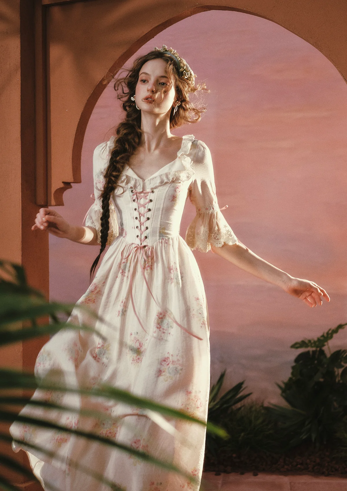 Palm Garden Dress - Image 9
