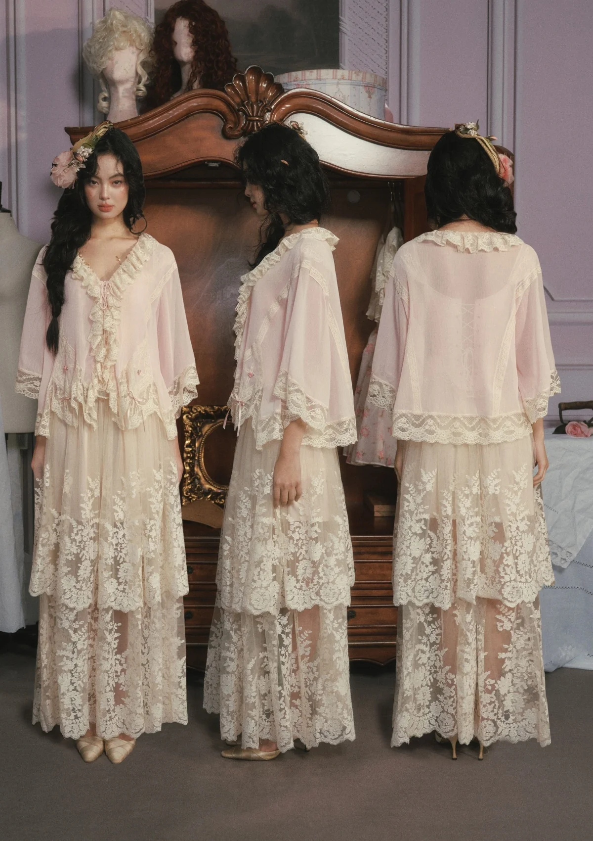 Pink Mist Kite Cardigan - Image 2
