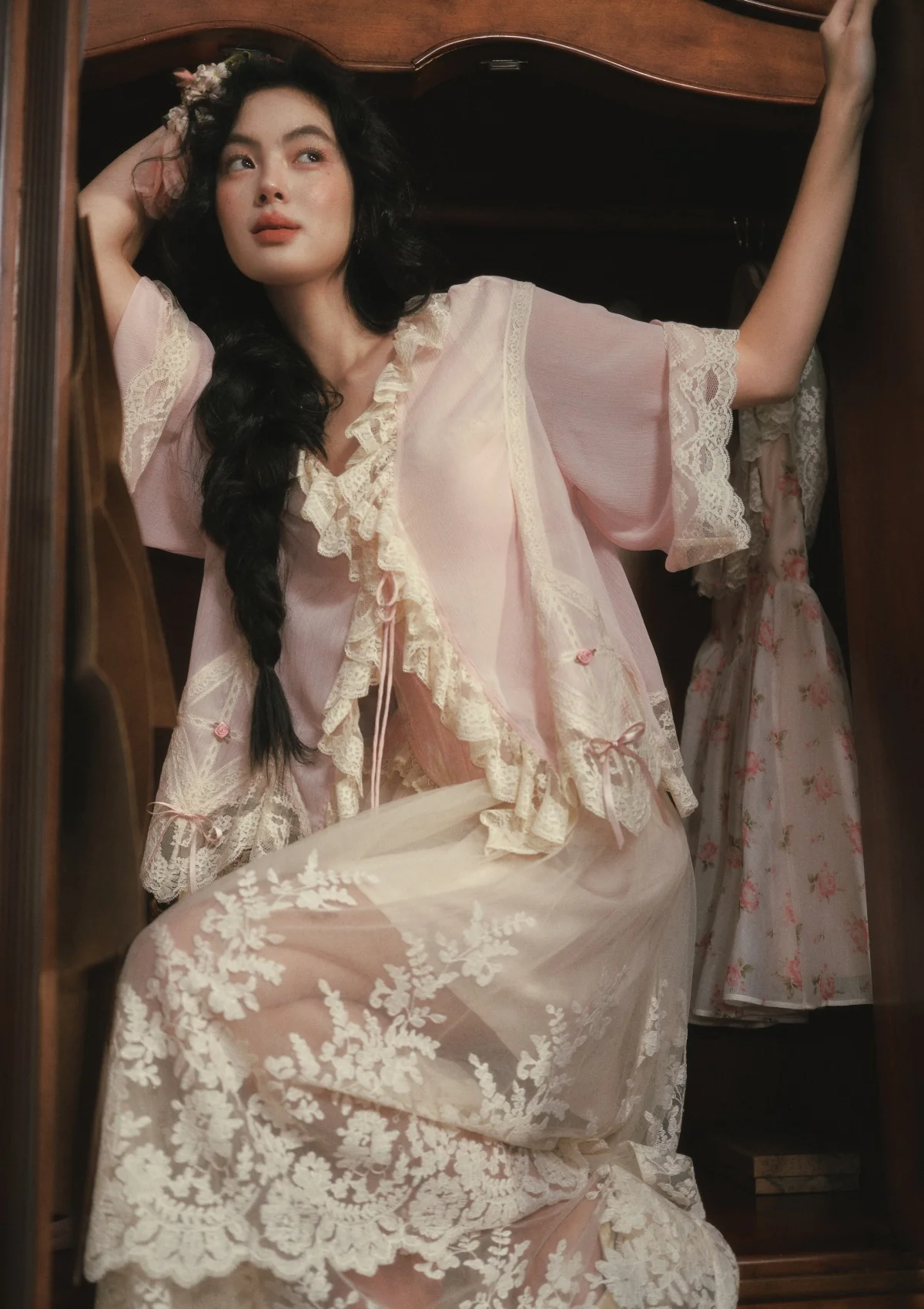 Pink Mist Kite Cardigan - Image 7