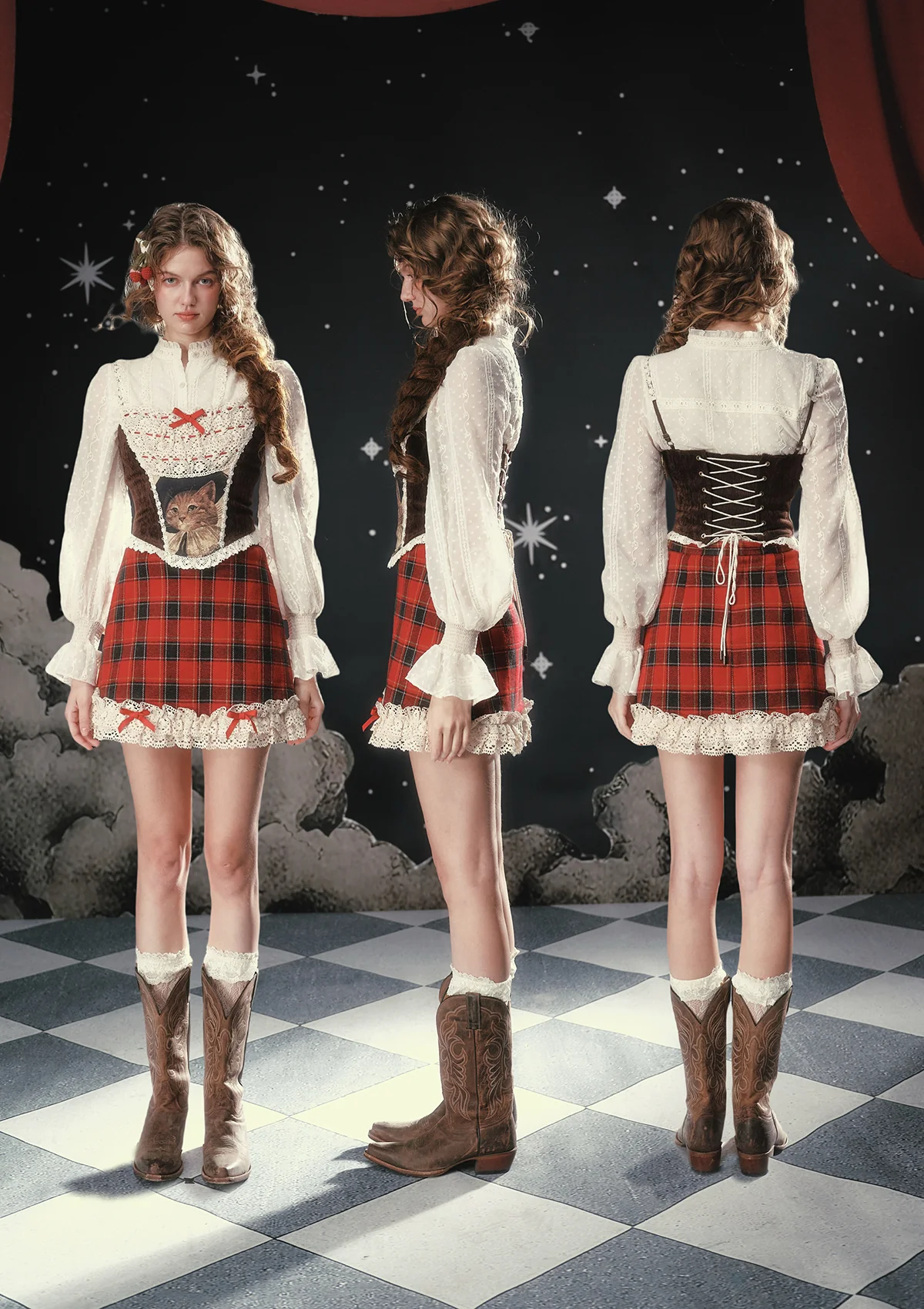 Puppet Cat Noel Corset - Image 3
