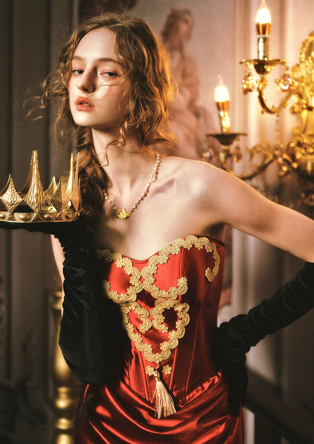 Queen Heart Corset Dress - Image 4