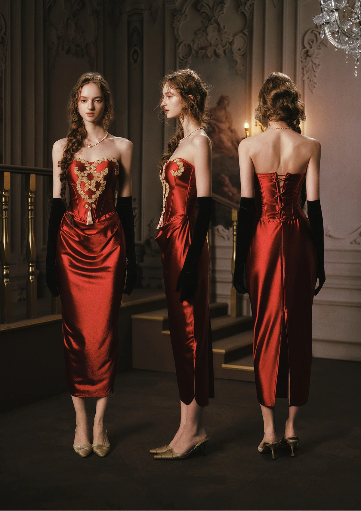 Queen Heart Corset Dress - Image 6