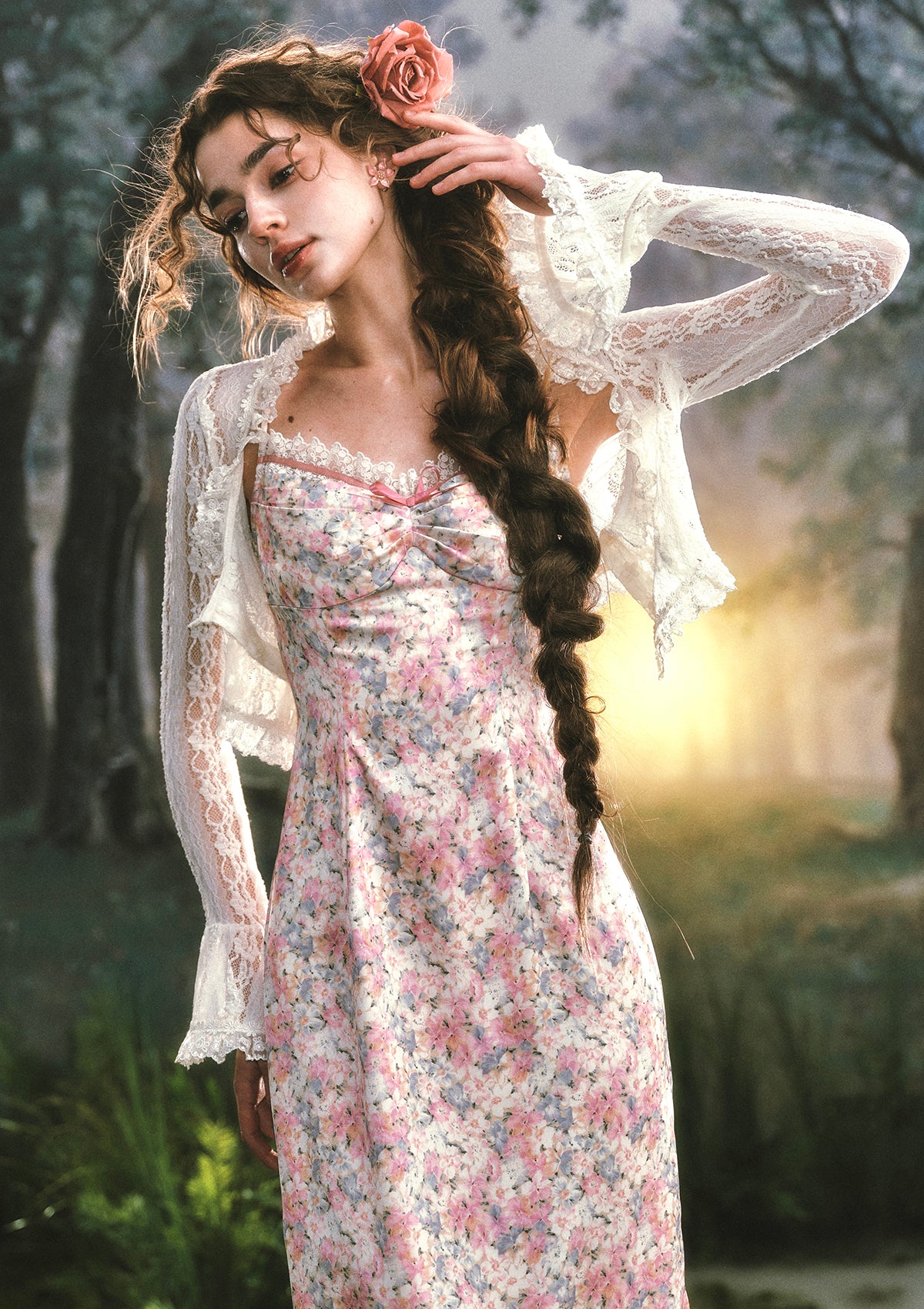 Rose Mist Path Dress - Image 6