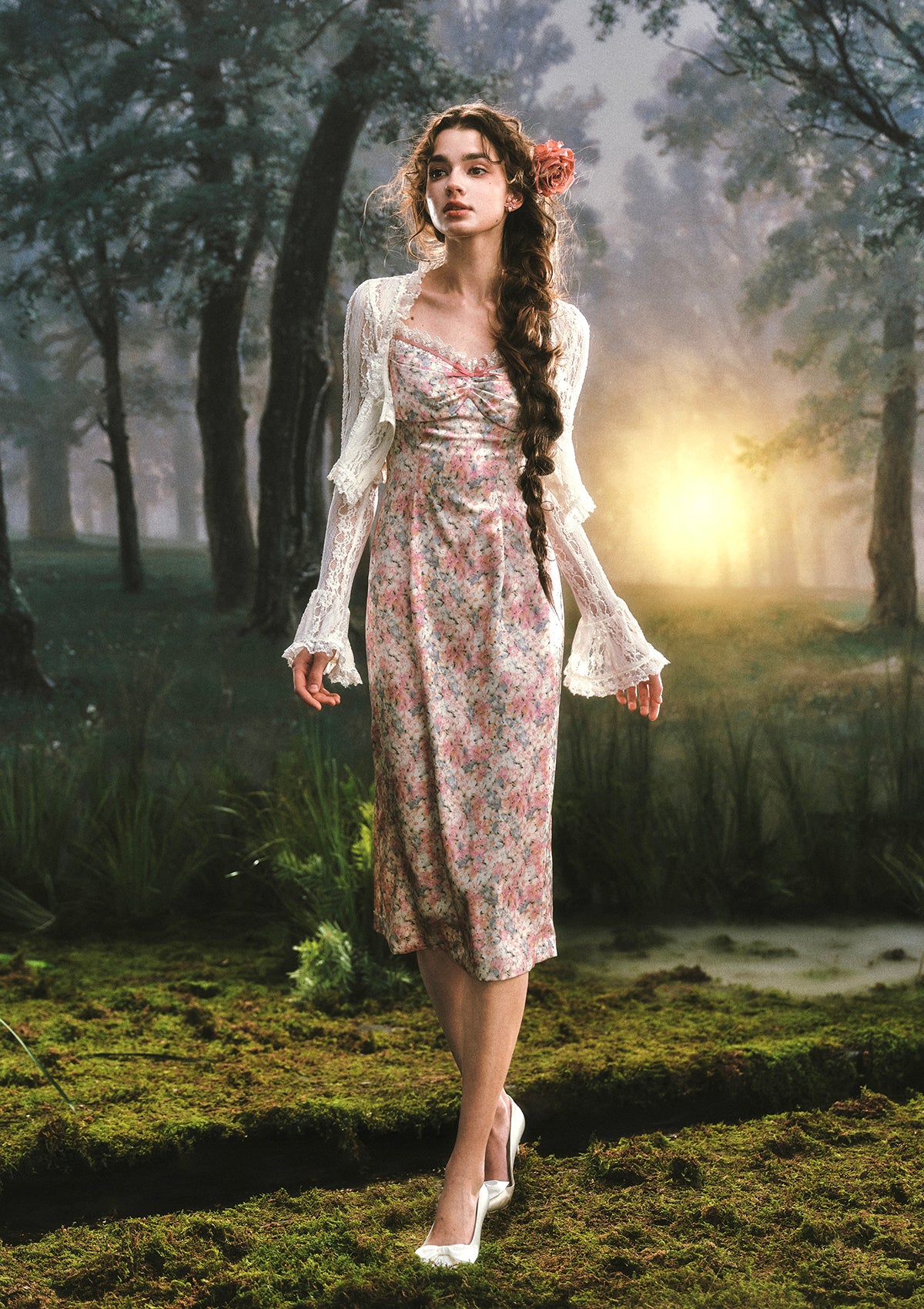 Rose Mist Path Dress - Image 8