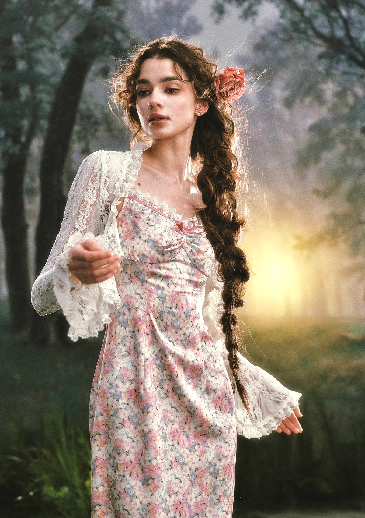 Rose Mist Path Dress - Image 9