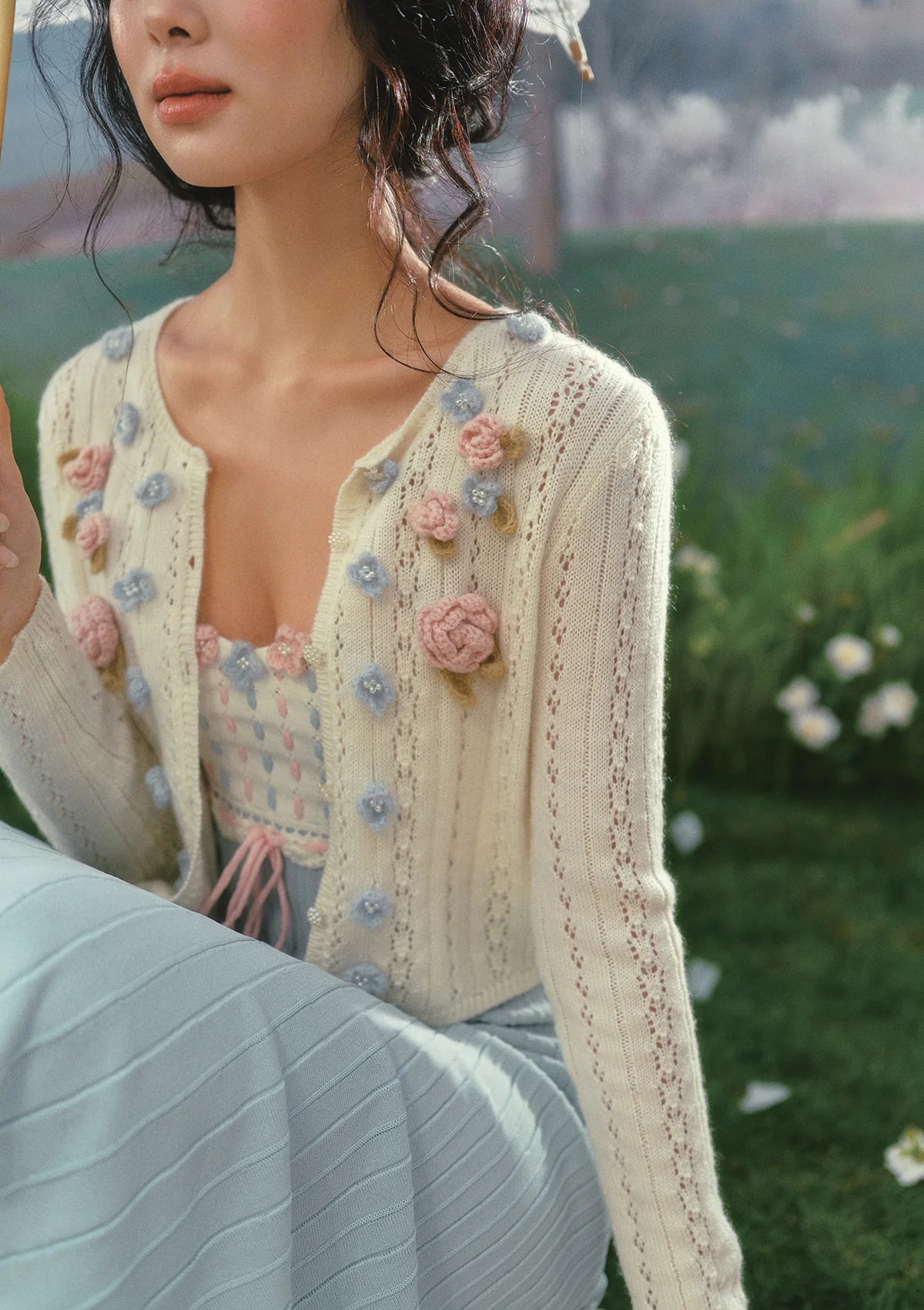 Rose Tide Knit Dress - Image 8