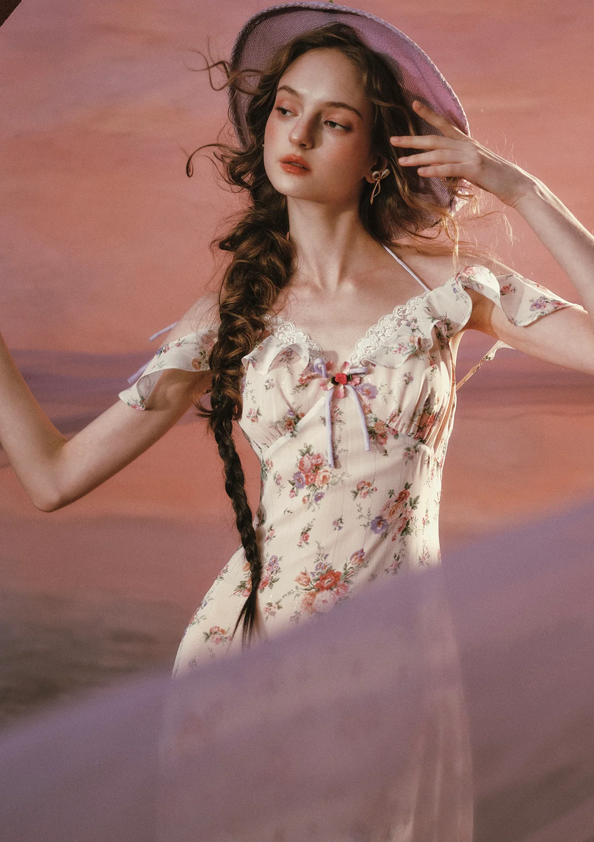 Starry Wisteria Dress