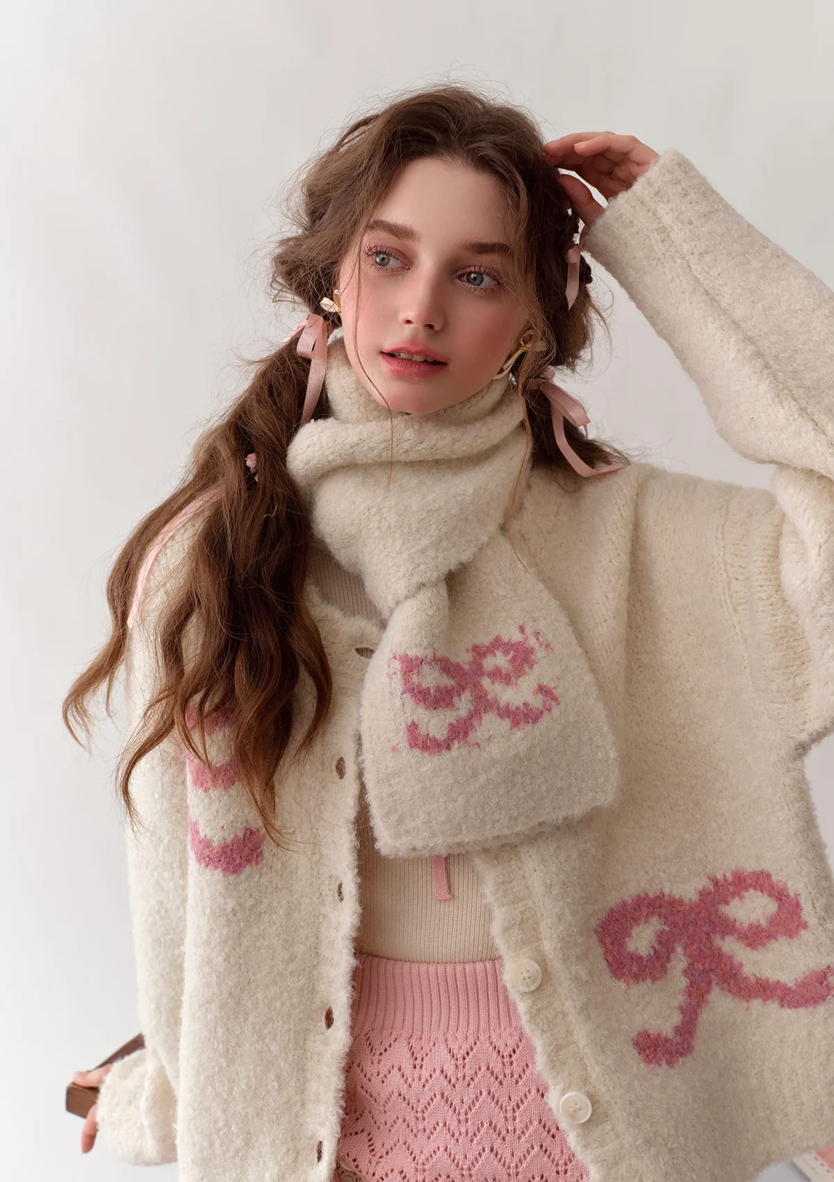 Strawberry Young Sister Knit Cardigan - Image 9