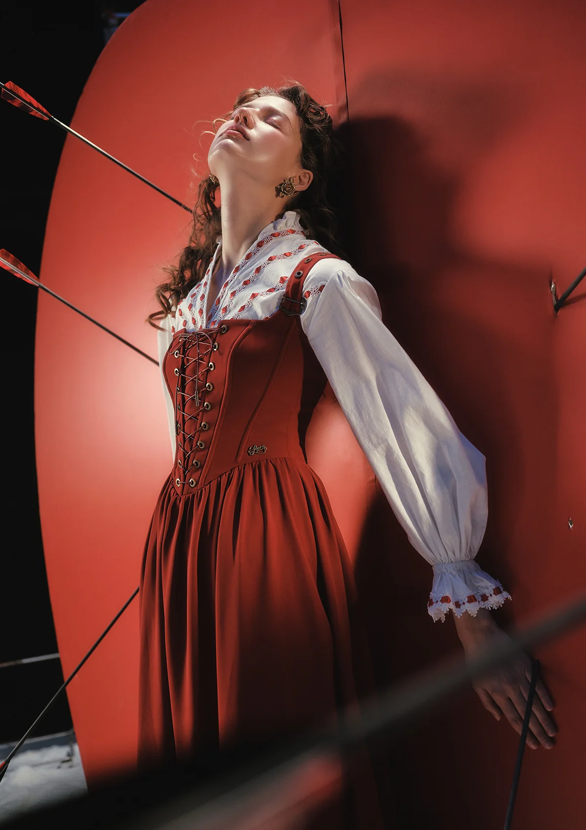 The Red Swordsman Dress - Image 10