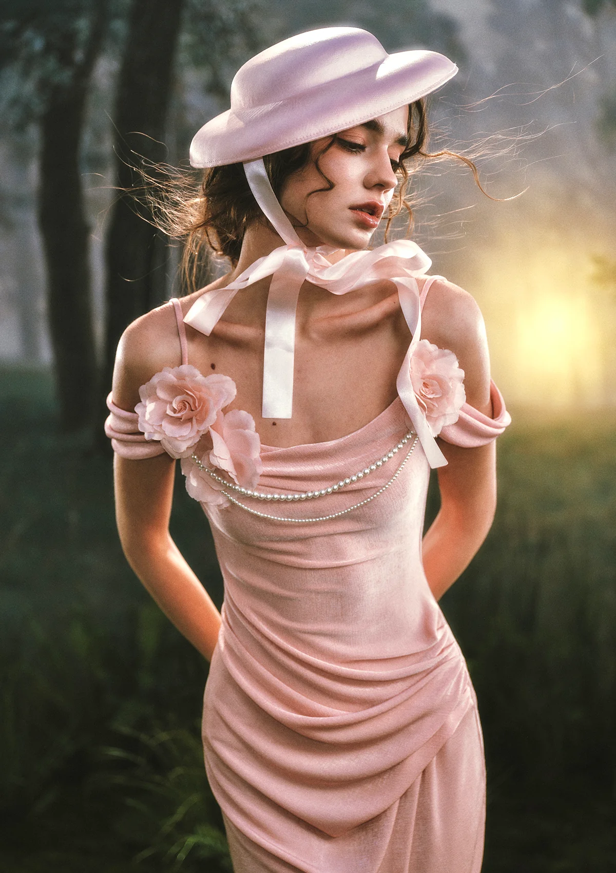 Time's Floral Message Dress - Image 3