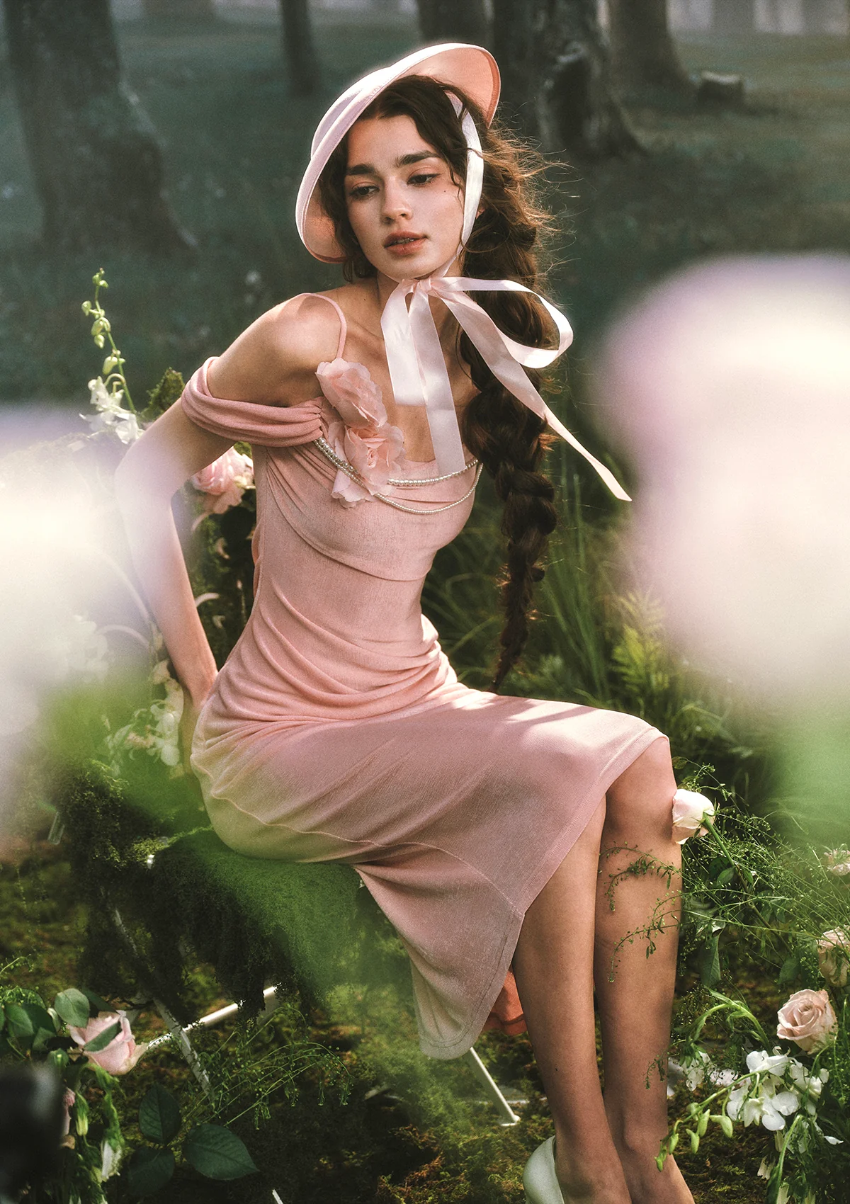 Time's Floral Message Dress - Image 6
